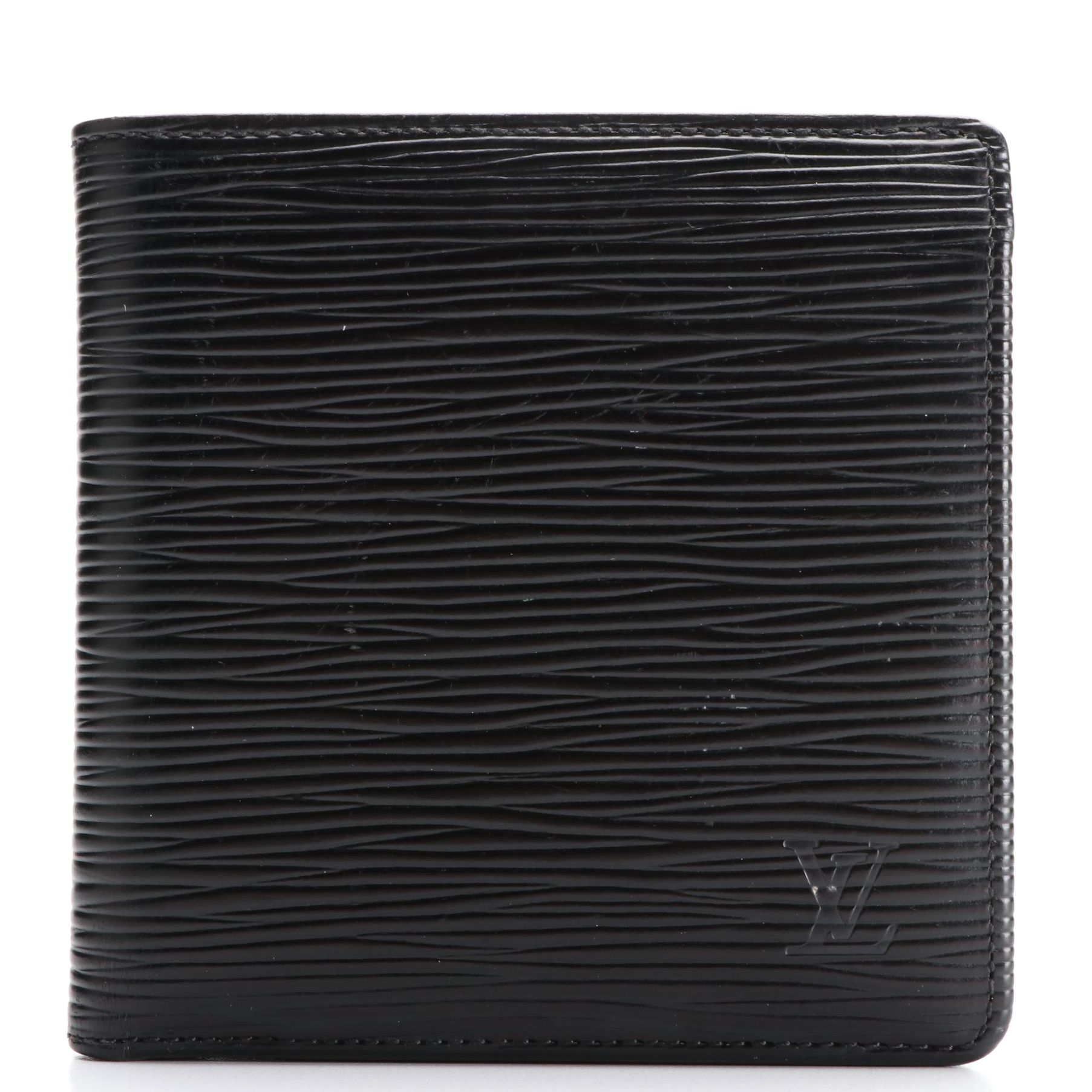 Louis Vuitton Bifold Wallet with Coin Compartment in Epi Leather