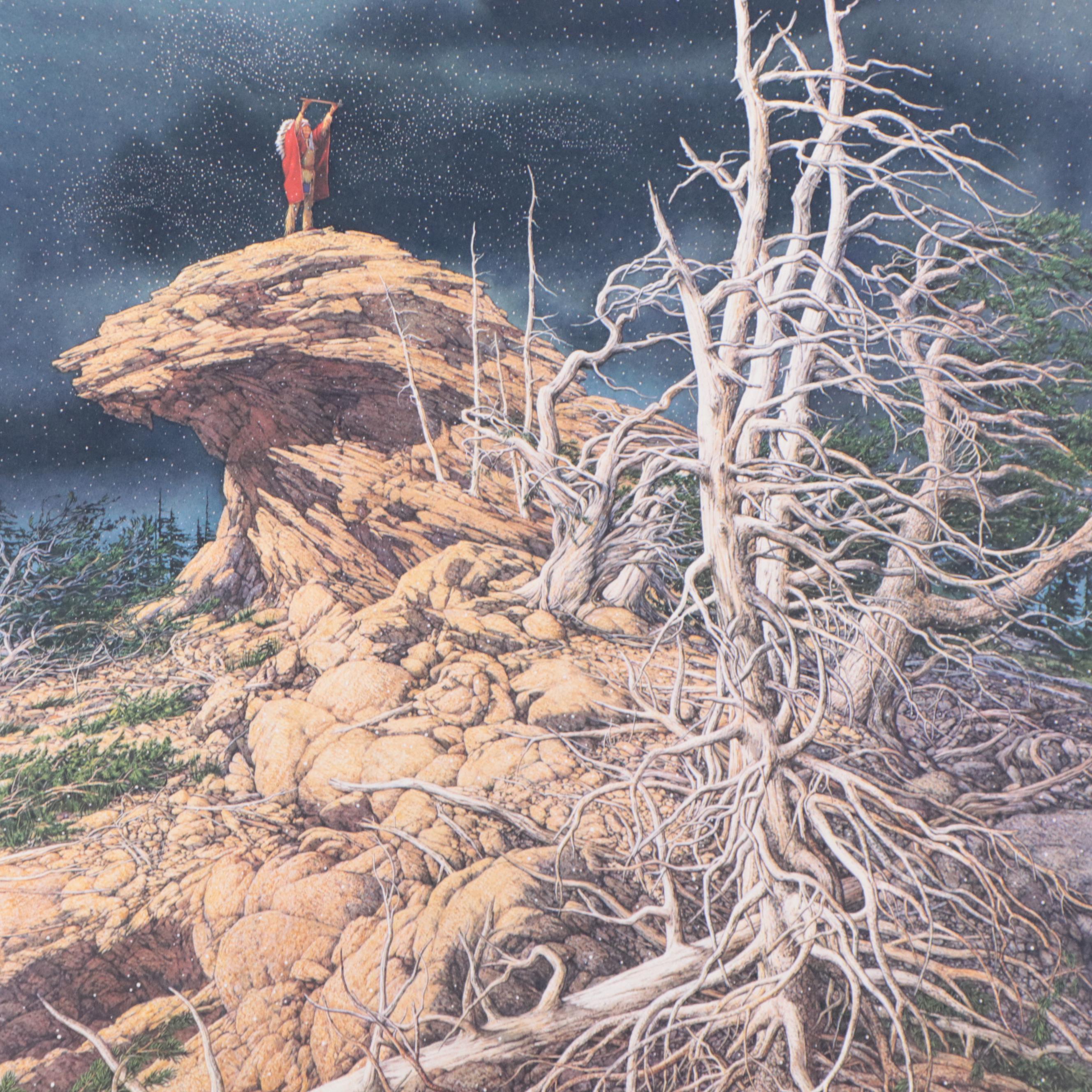 Bev Doolittle Offset Lithograph "Prayer for the Wild Things," 1993