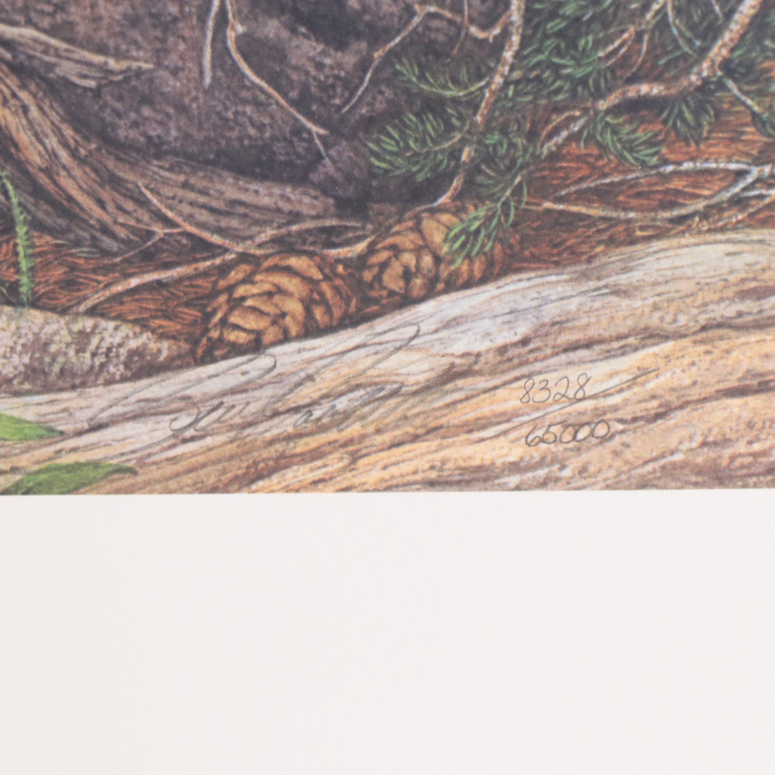 Bev Doolittle Offset Lithograph "Prayer for the Wild Things," 1993