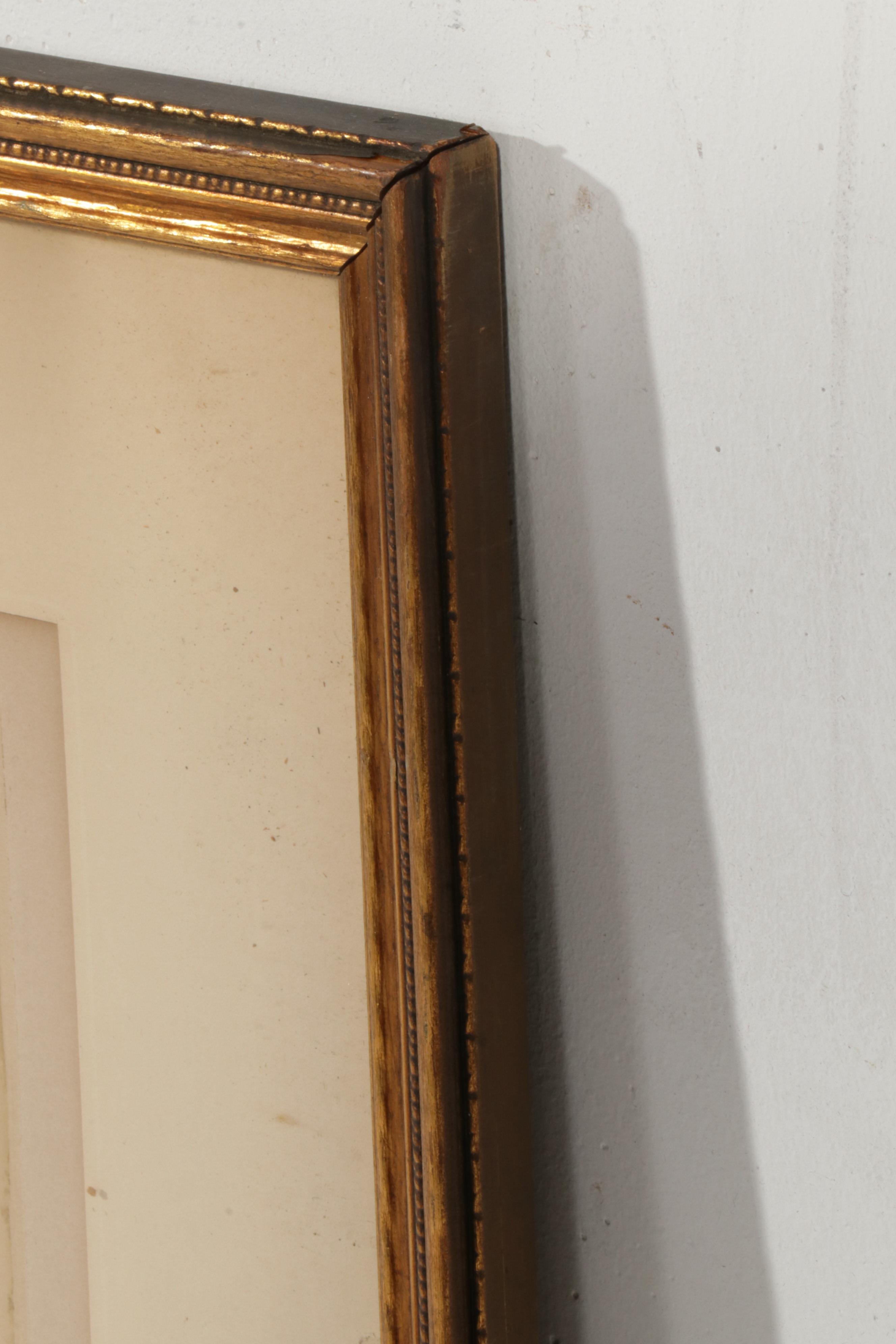 Julien Leif Color Etching of European City Canal Scene, Circa 1930