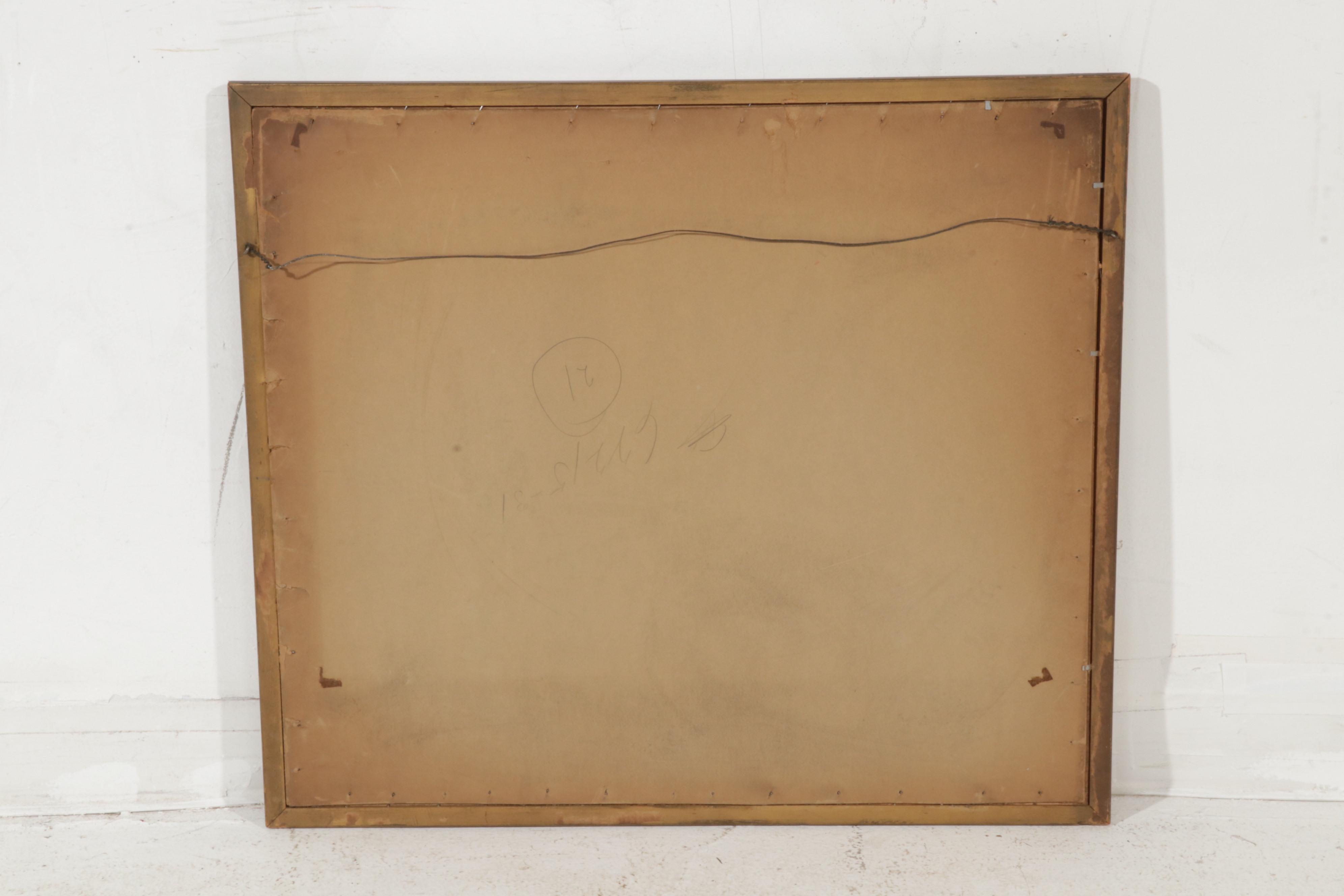 Julien Leif Color Etching of European City Canal Scene, Circa 1930