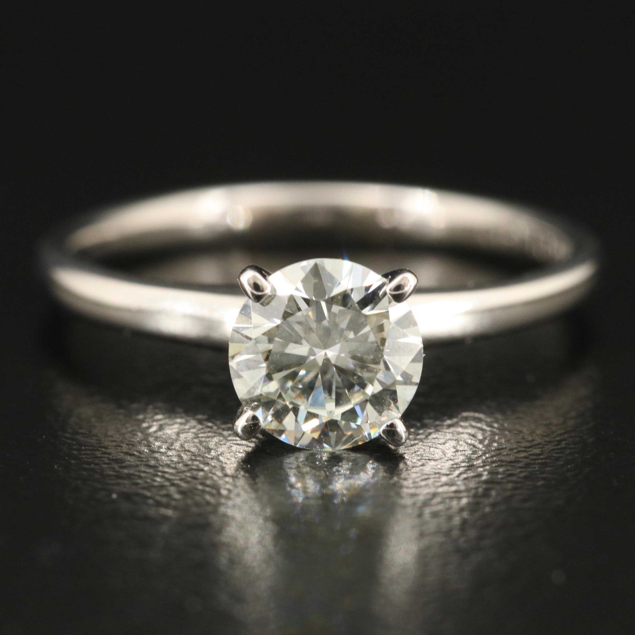 14K 0.95 CT Lab Grown Diamond Solitaire Ring