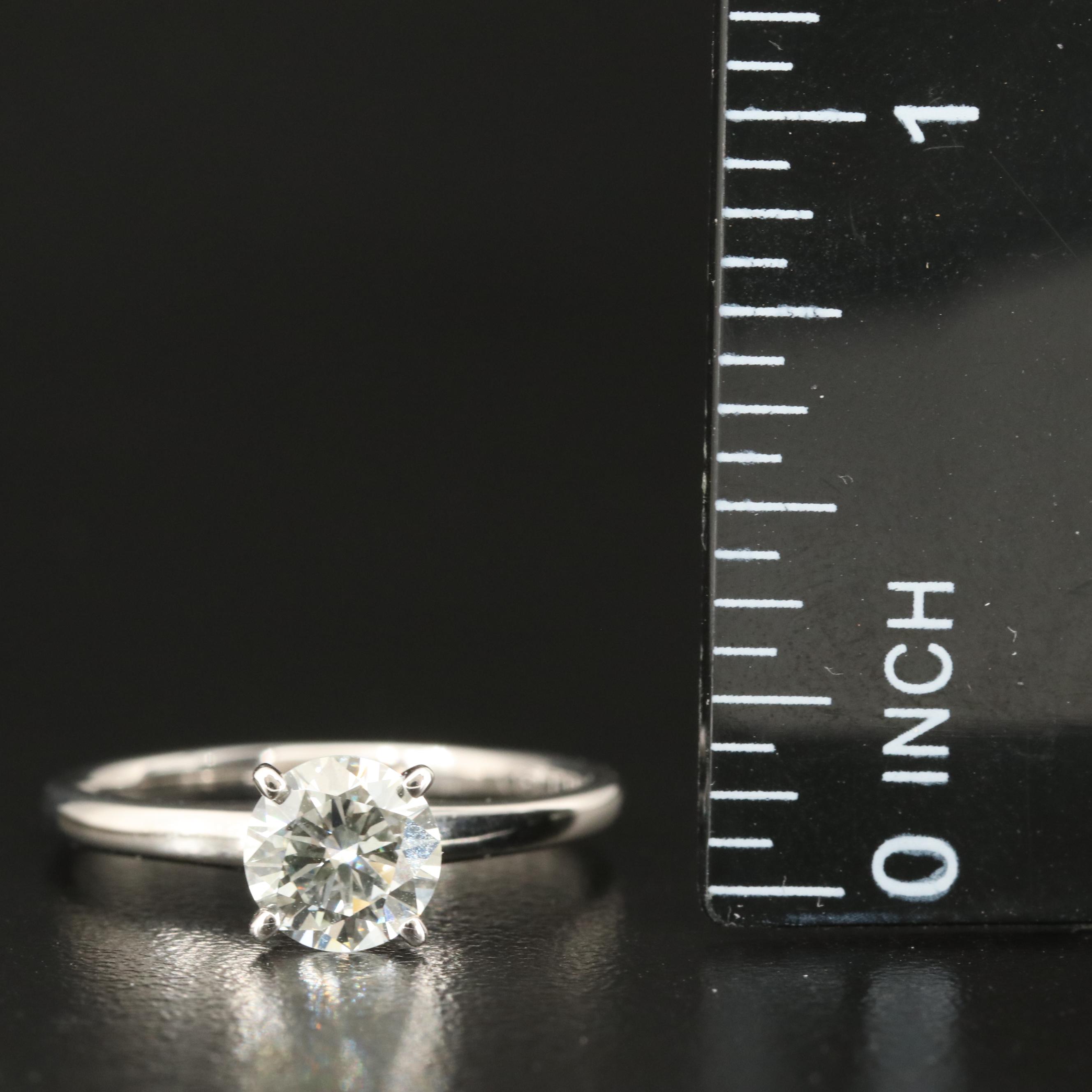 14K 0.95 CT Lab Grown Diamond Solitaire Ring