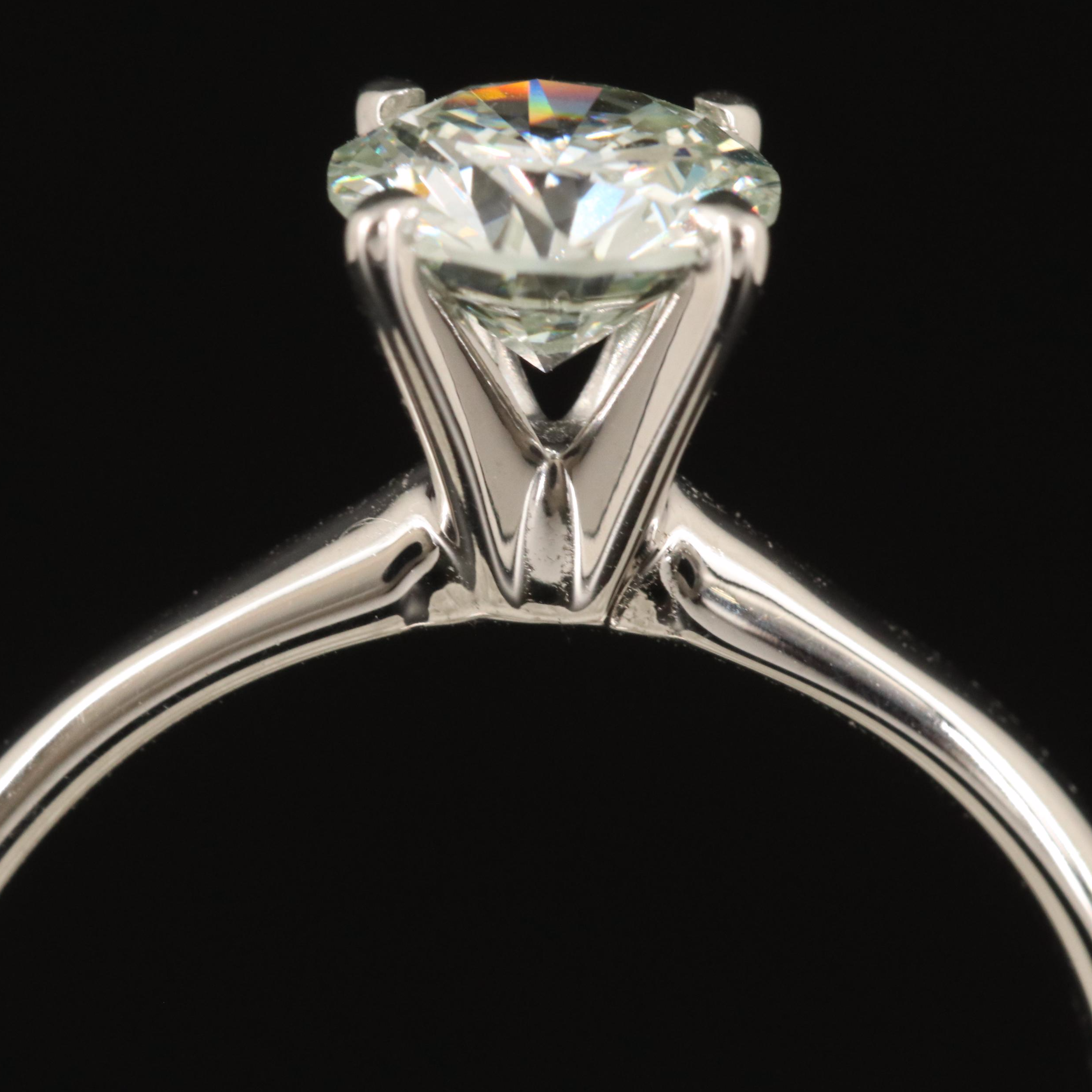 14K 0.95 CT Lab Grown Diamond Solitaire Ring