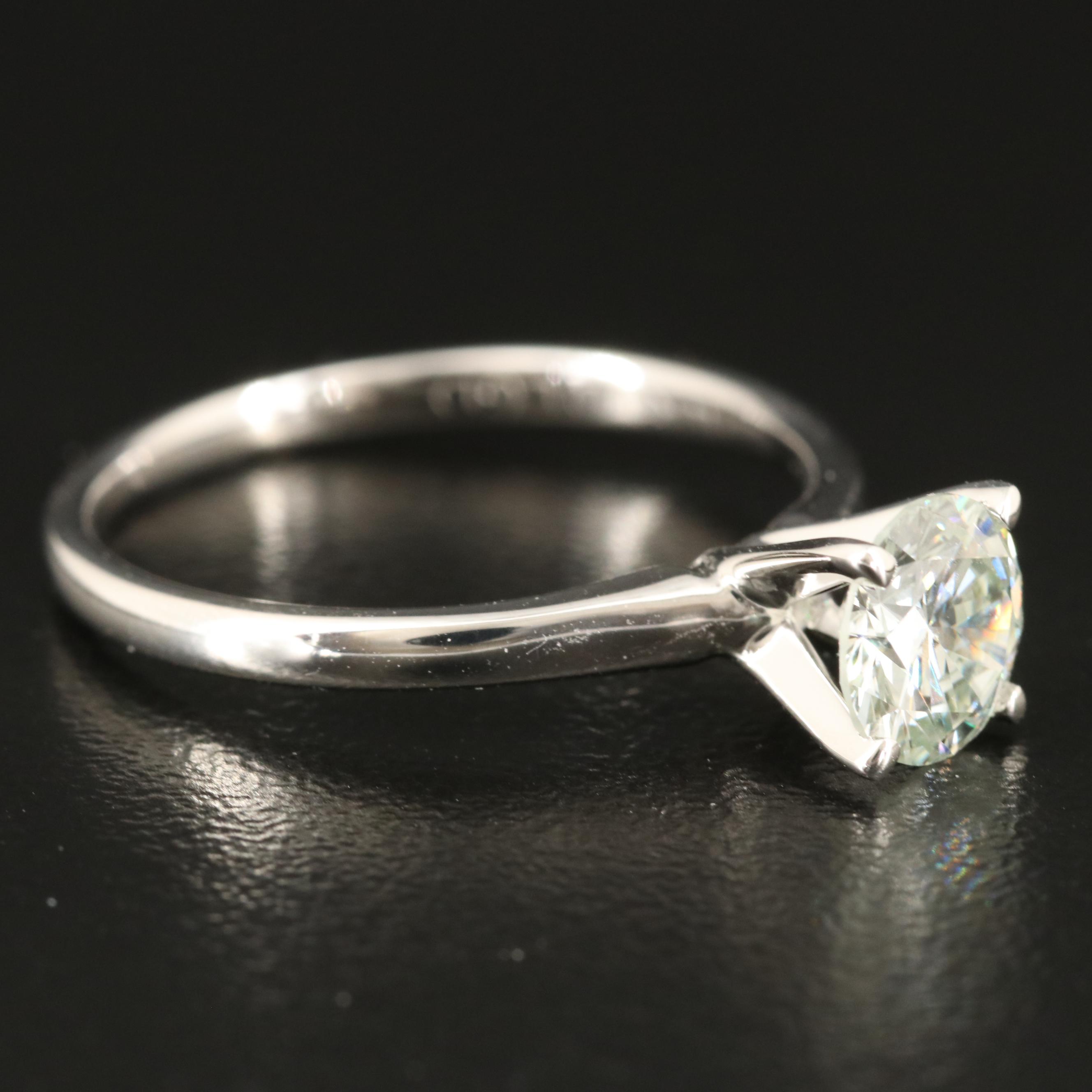 14K 0.95 CT Lab Grown Diamond Solitaire Ring