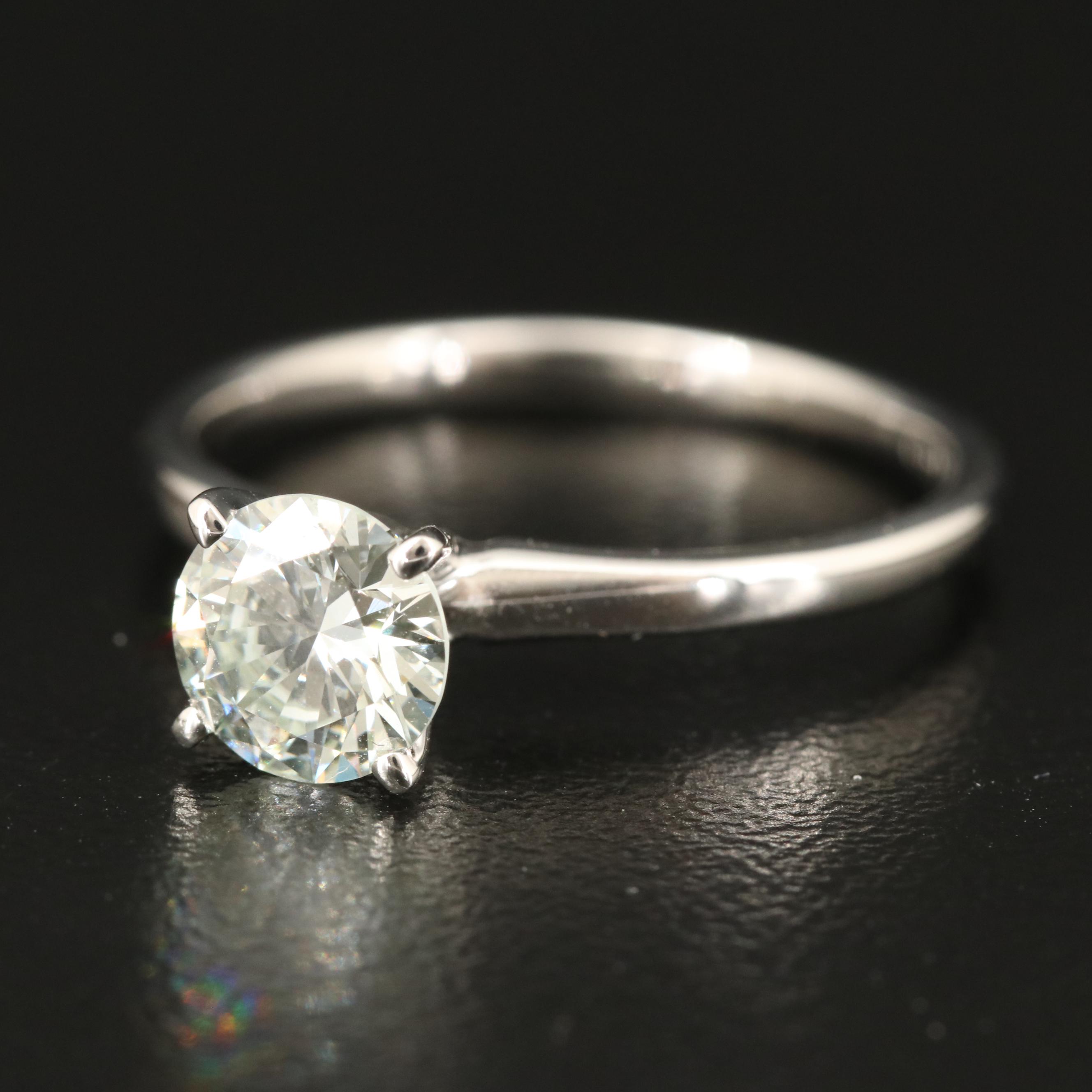 14K 0.95 CT Lab Grown Diamond Solitaire Ring