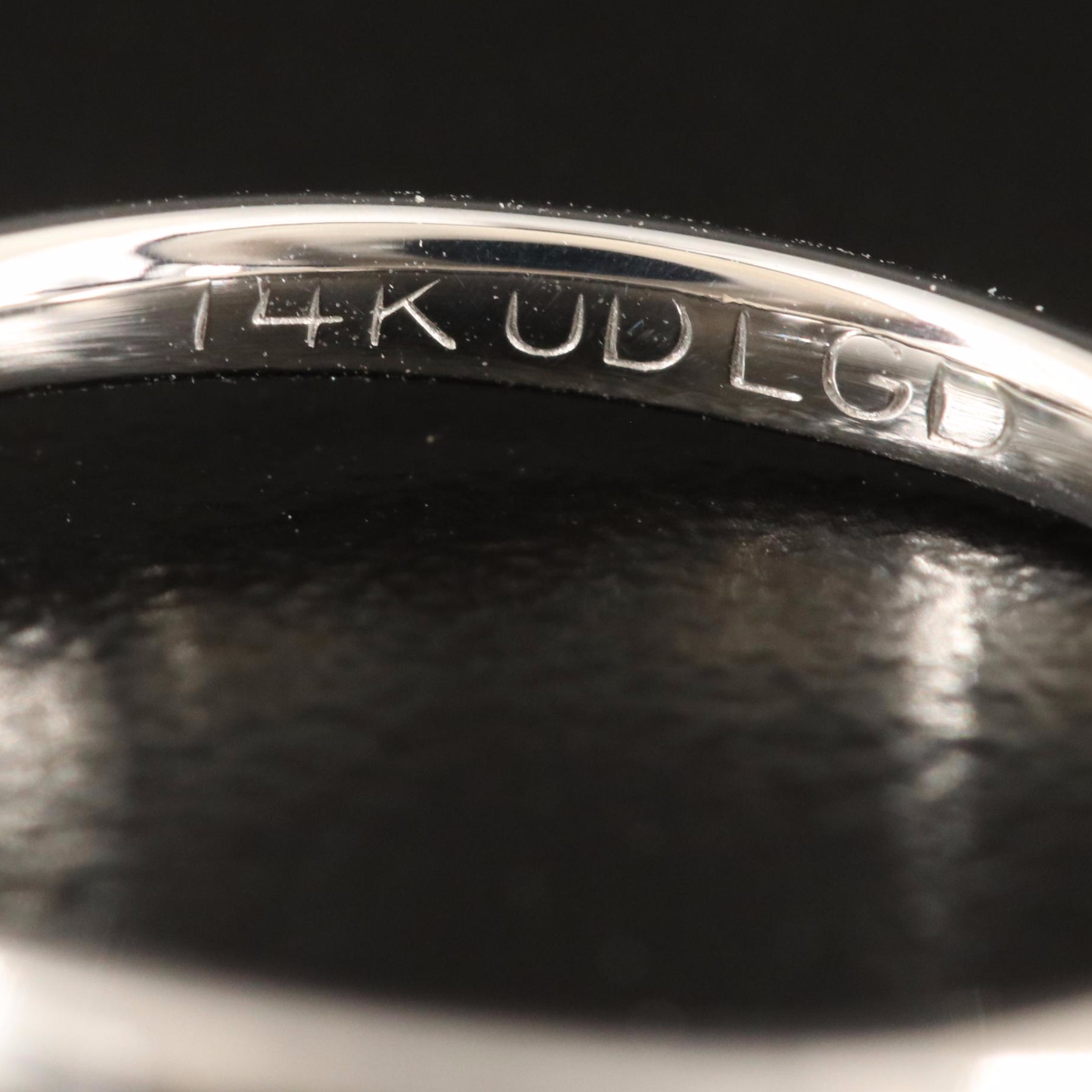 14K 0.95 CT Lab Grown Diamond Solitaire Ring