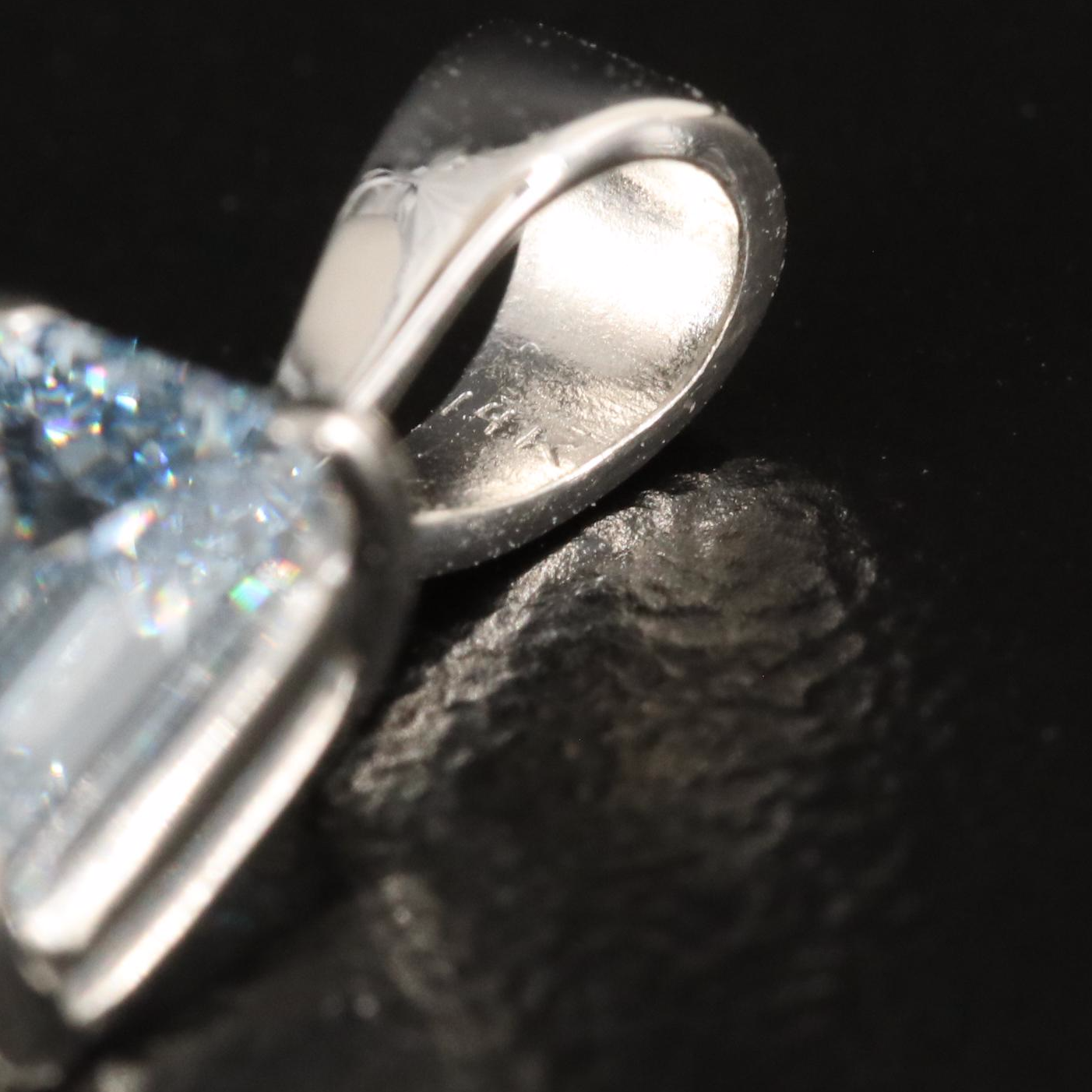 14K 0.60 CT Lab Grown Diamond Solitaire Pendant