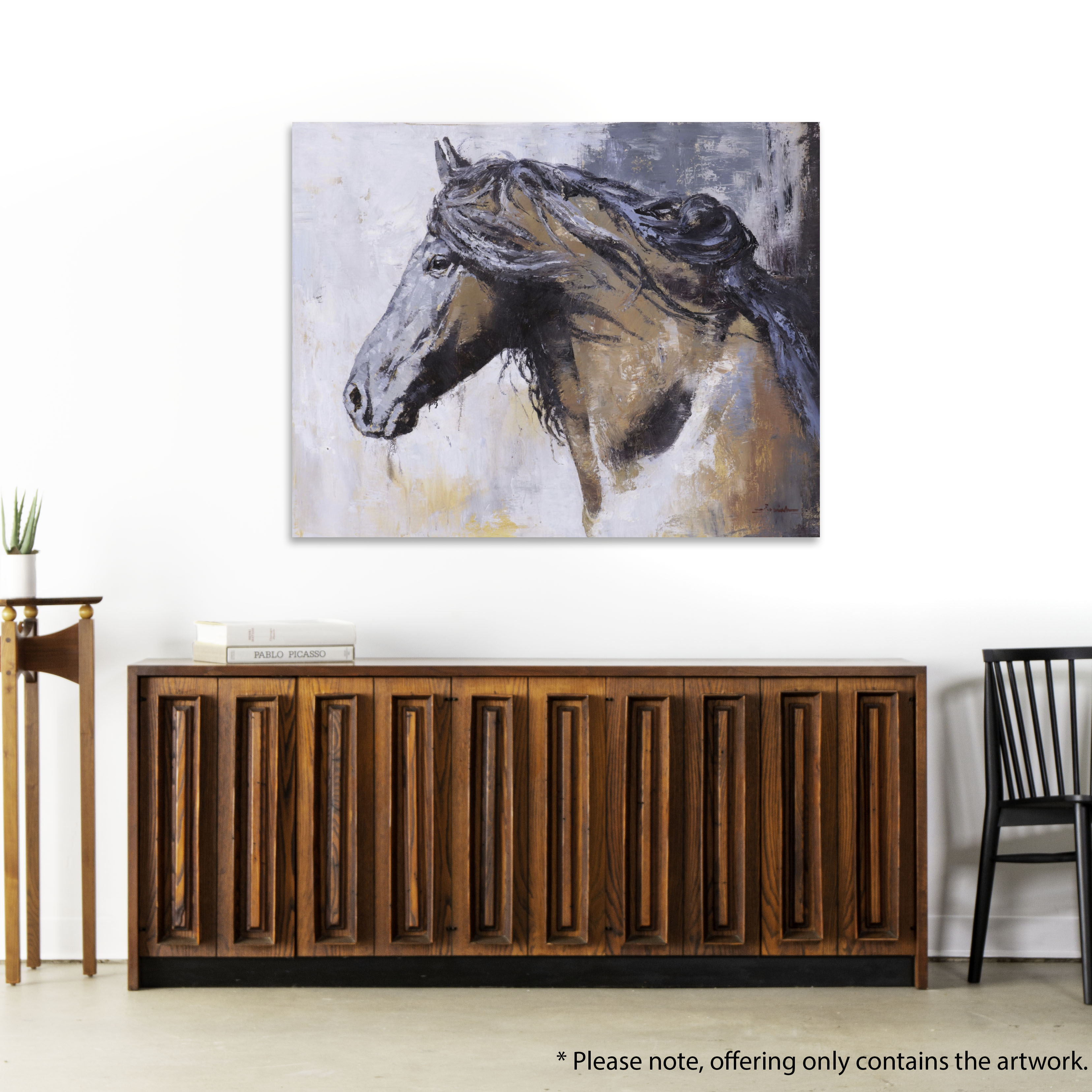 Josiah Oil Painting of Horse, 21st Century