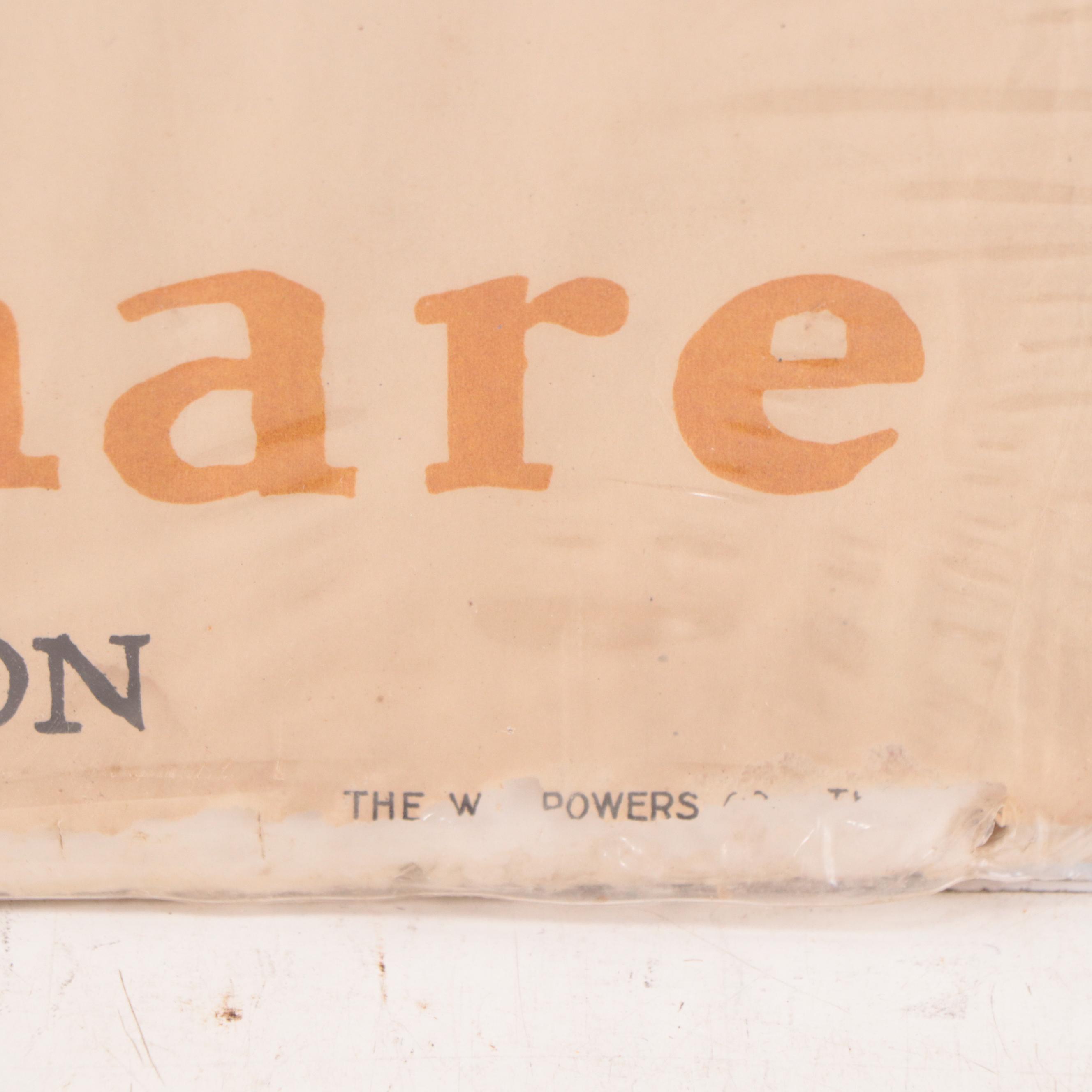 United States Food Administration Promotional WWI Poster, 1917