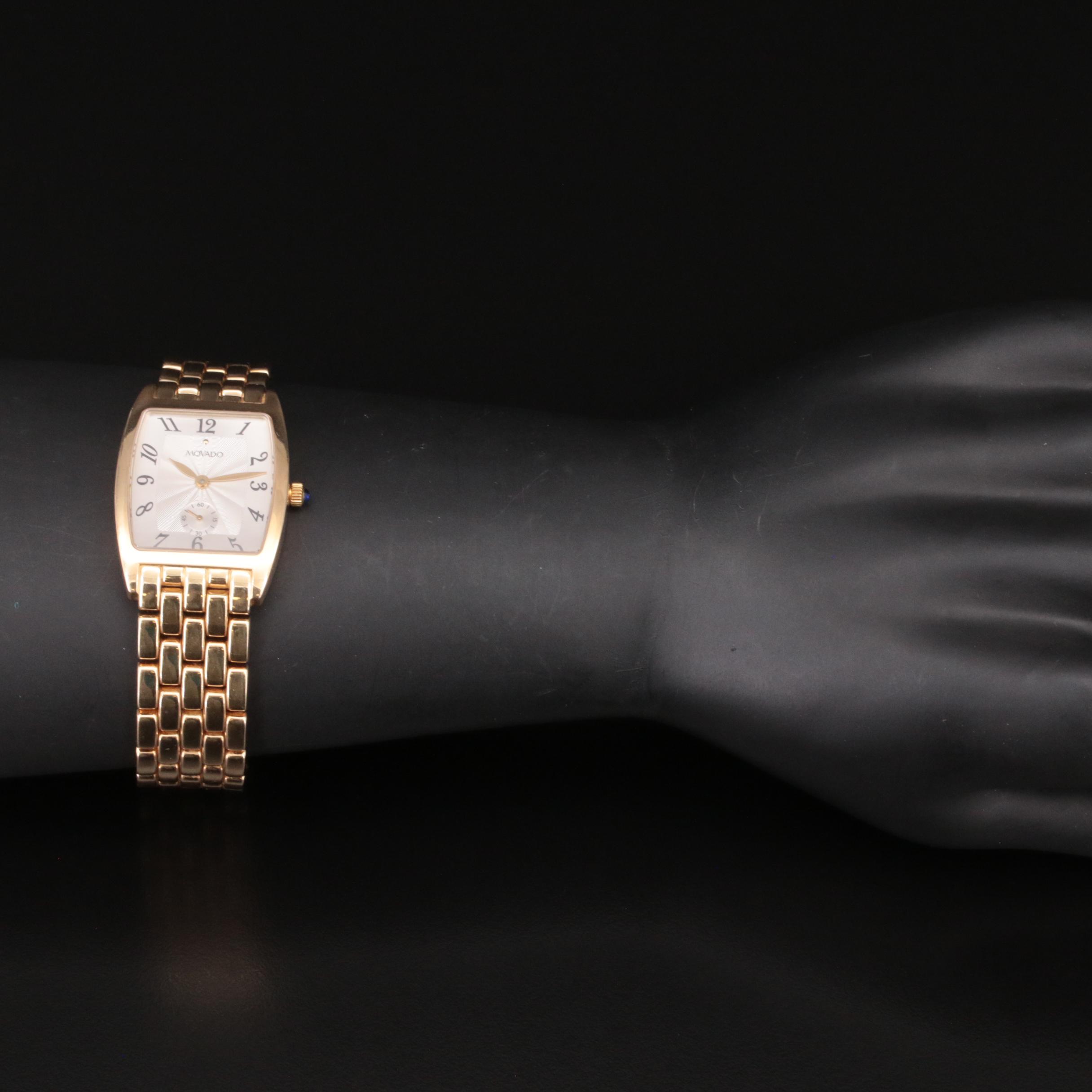 14K Movado Classic Quartz Watch