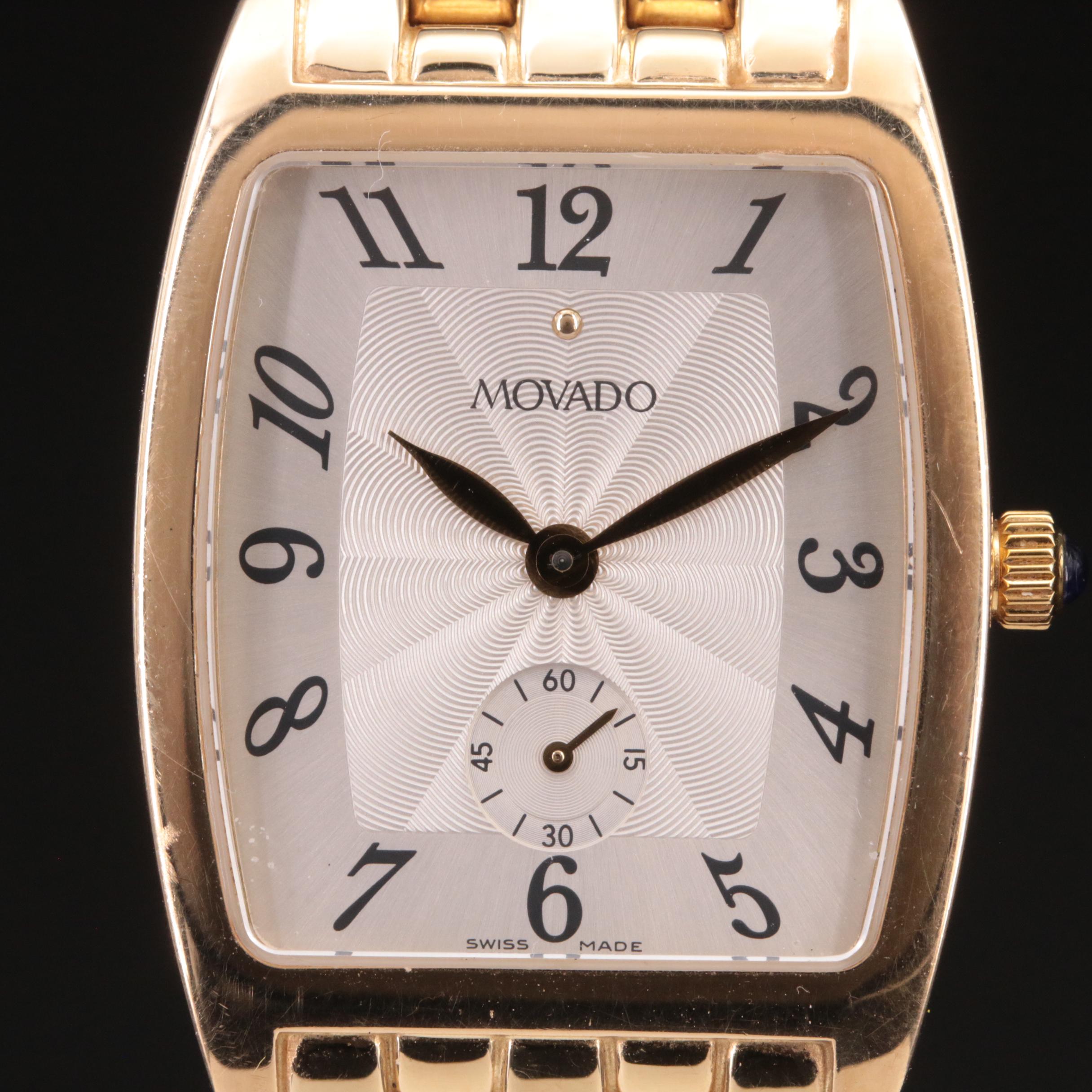14K Movado Classic Quartz Watch