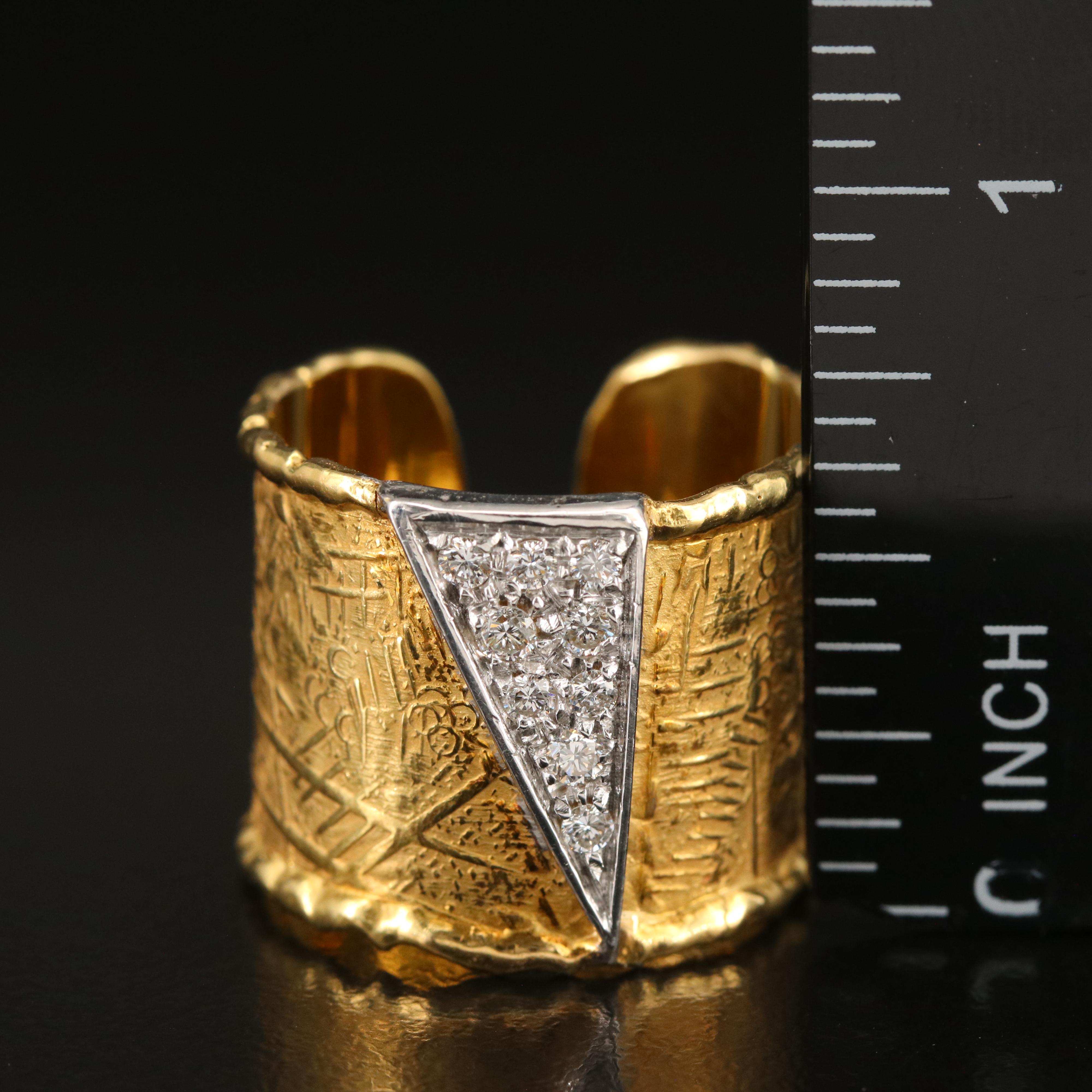 Italian 18K 0.24 CTW Diamond Ring