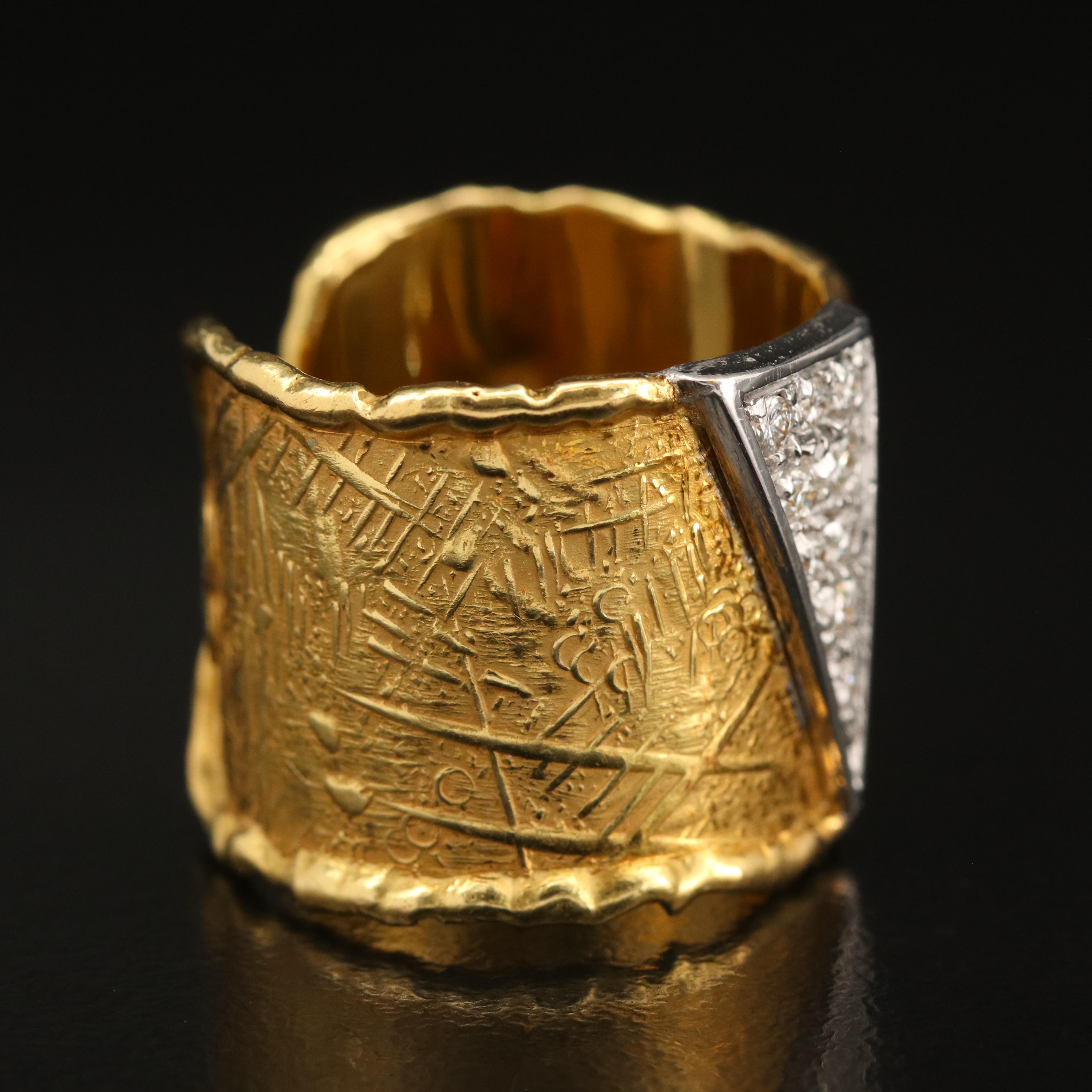 Italian 18K 0.24 CTW Diamond Ring