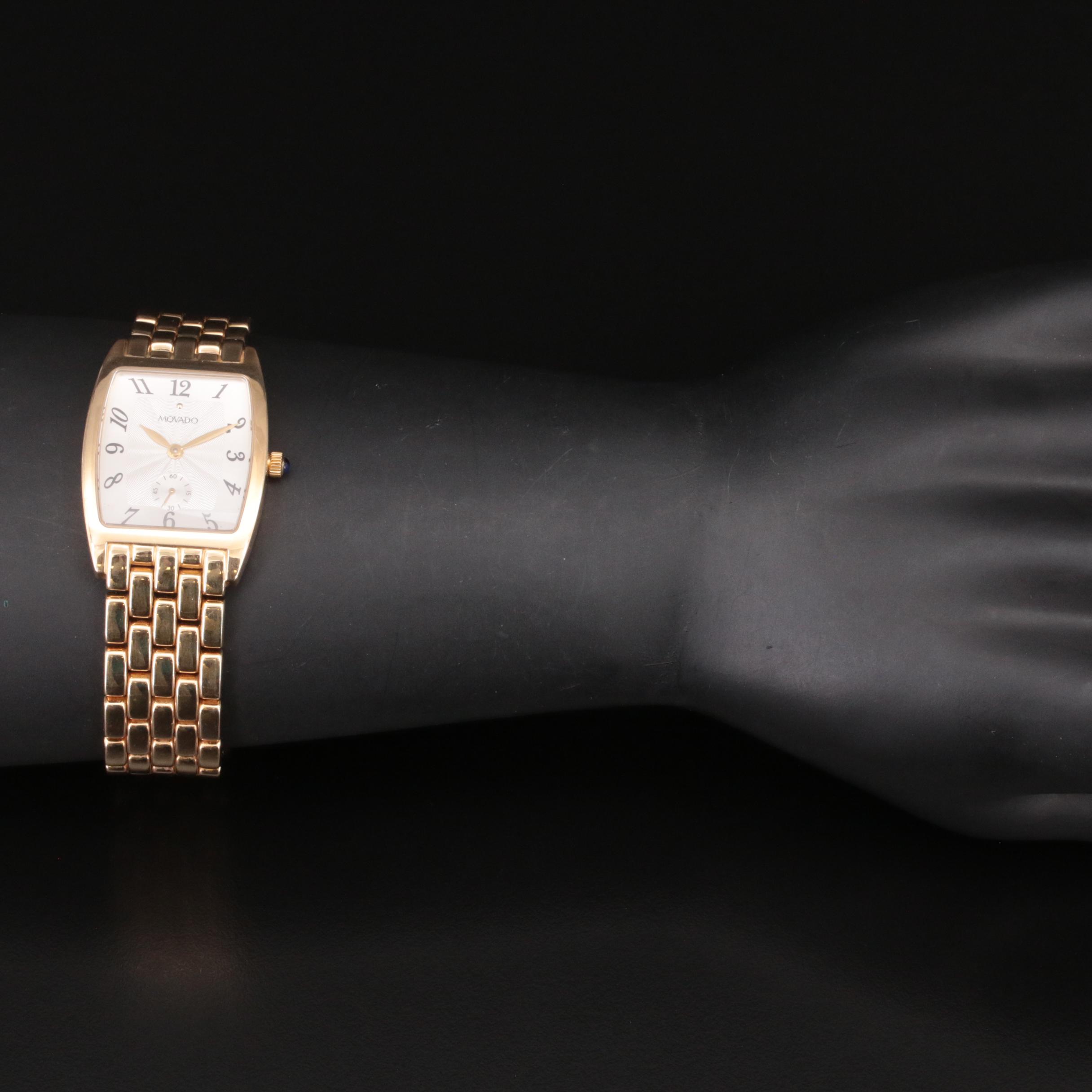 14K Movado Classic Quartz Watch