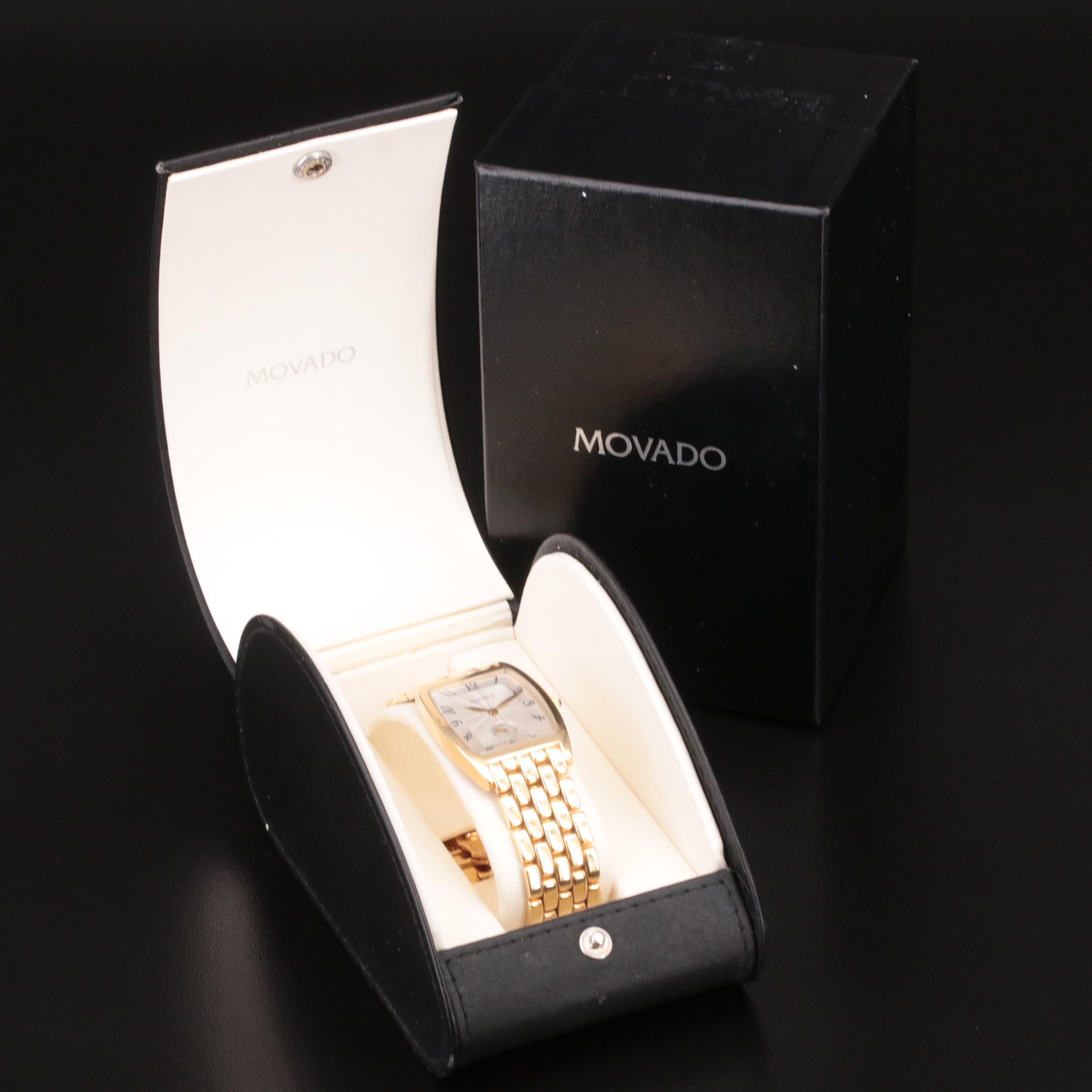 14K Movado Classic Quartz Watch