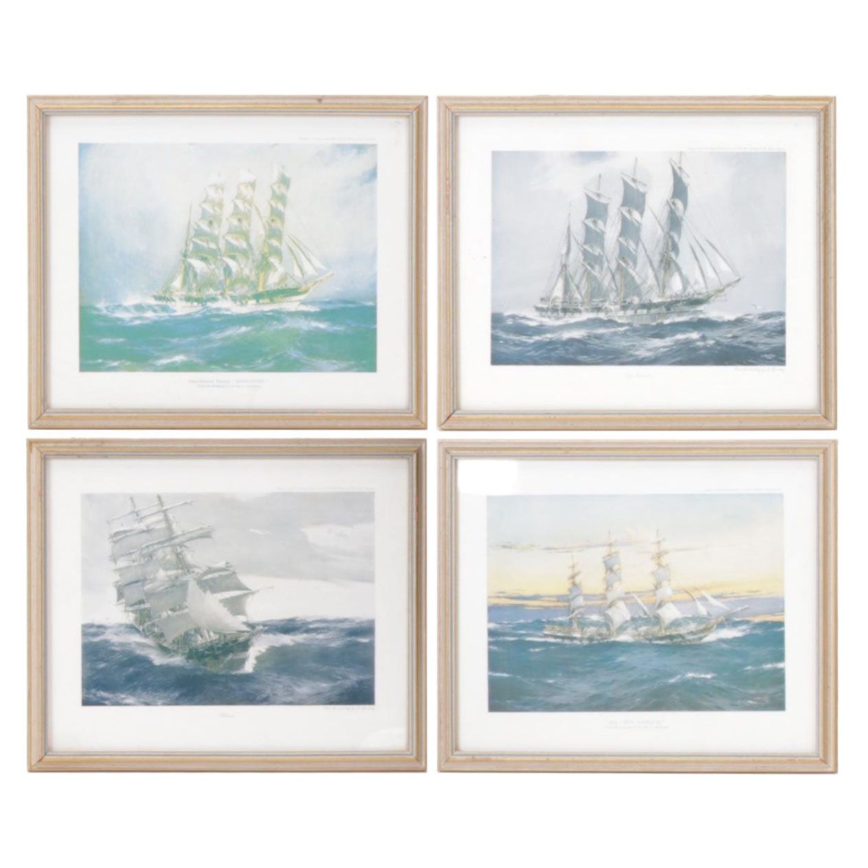 Maritime Offset Lithographs After Jack Spurling, Mid-20th Century