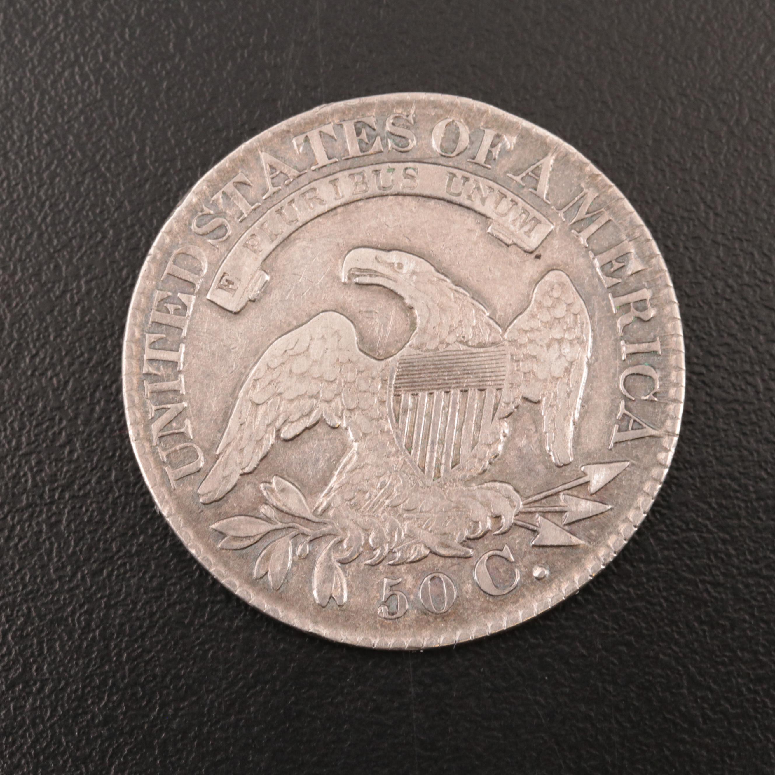1829 Capped Bust Silver Half Dollar