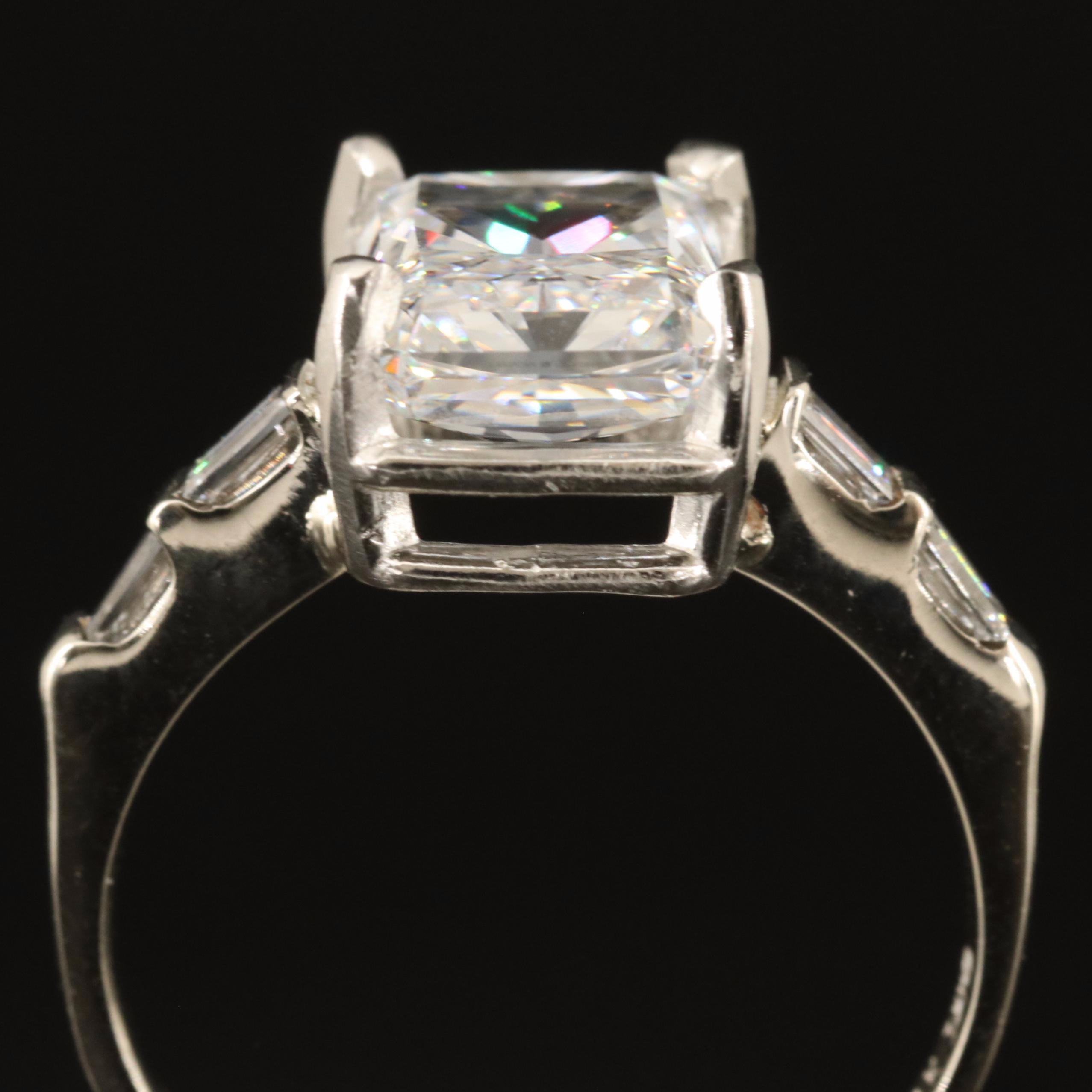 14K 4.33 CTW Lab Grown Diamond Ring with IGI Report