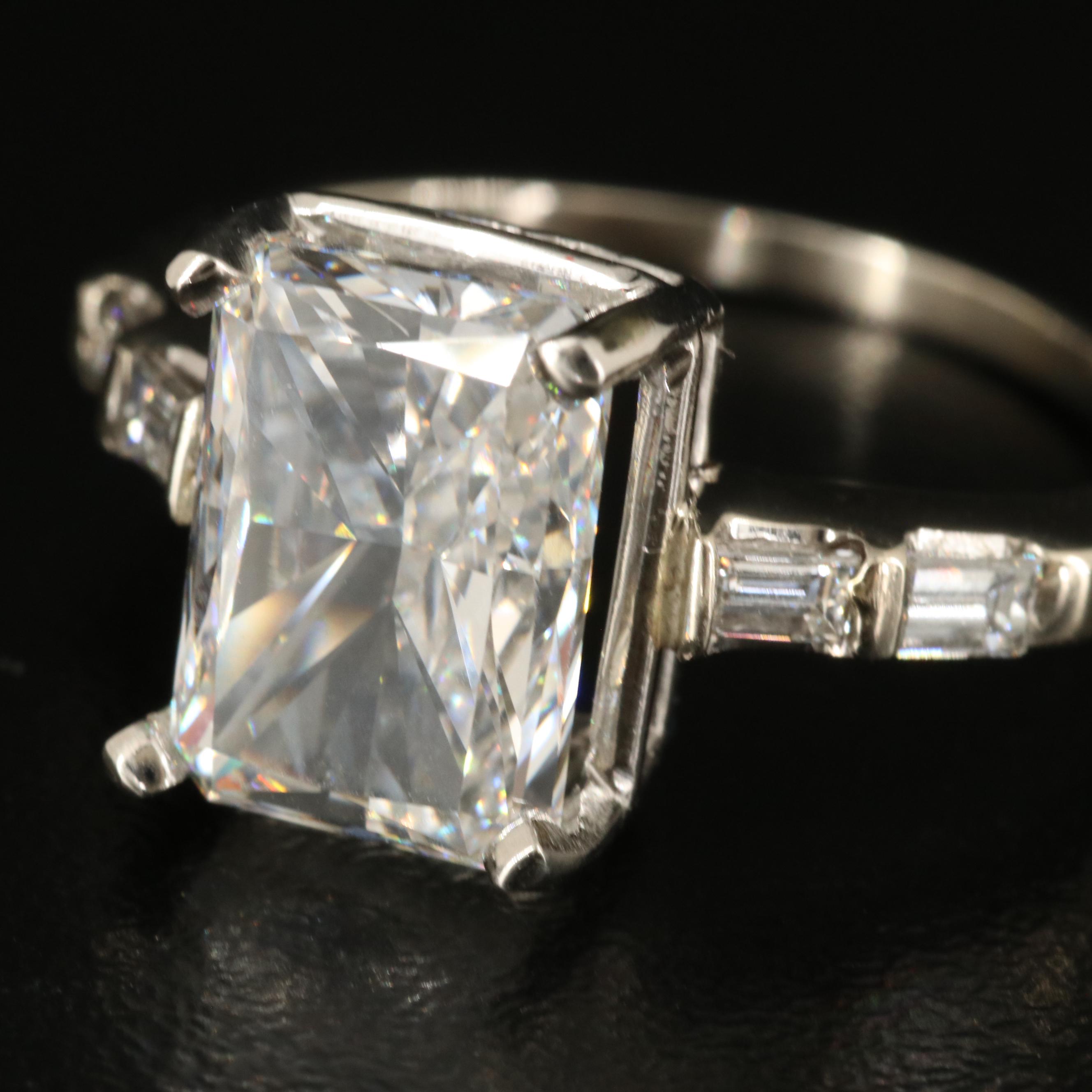 14K 4.33 CTW Lab Grown Diamond Ring with IGI Report