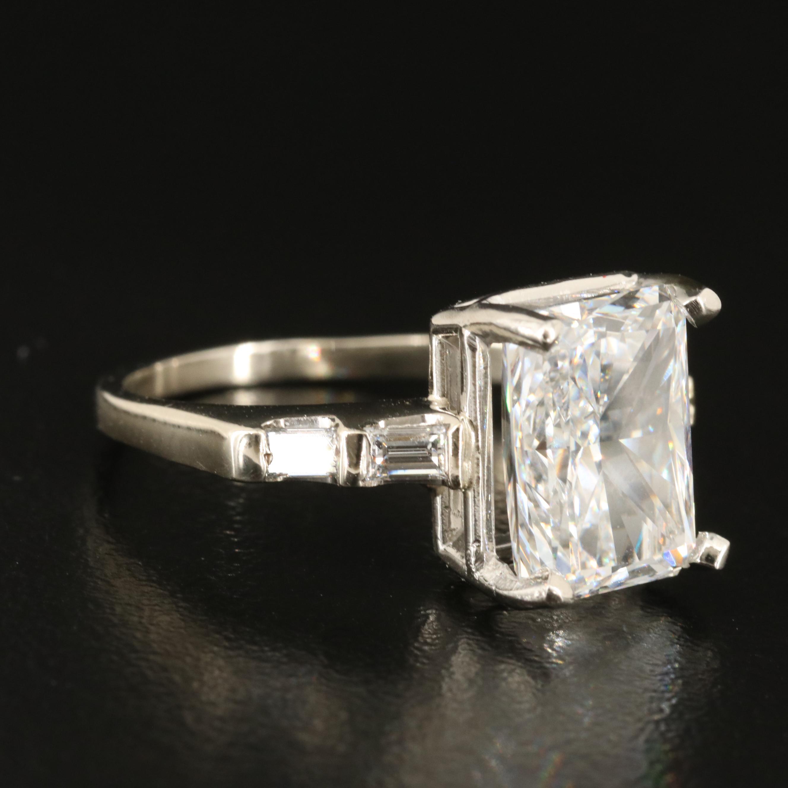 14K 4.33 CTW Lab Grown Diamond Ring with IGI Report