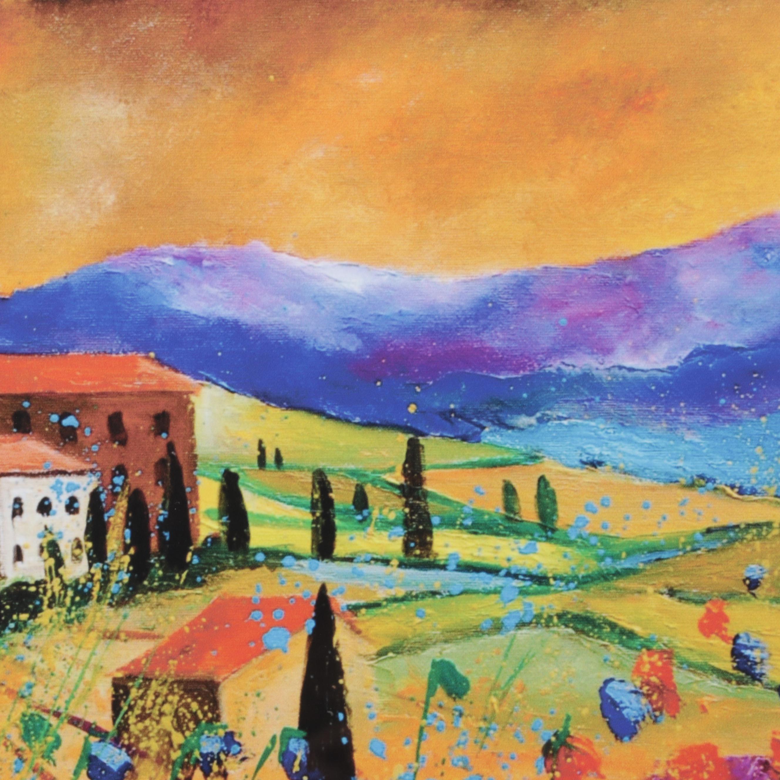 Giclée After Pol Ledent "Tuscany Poppies," 21st Century