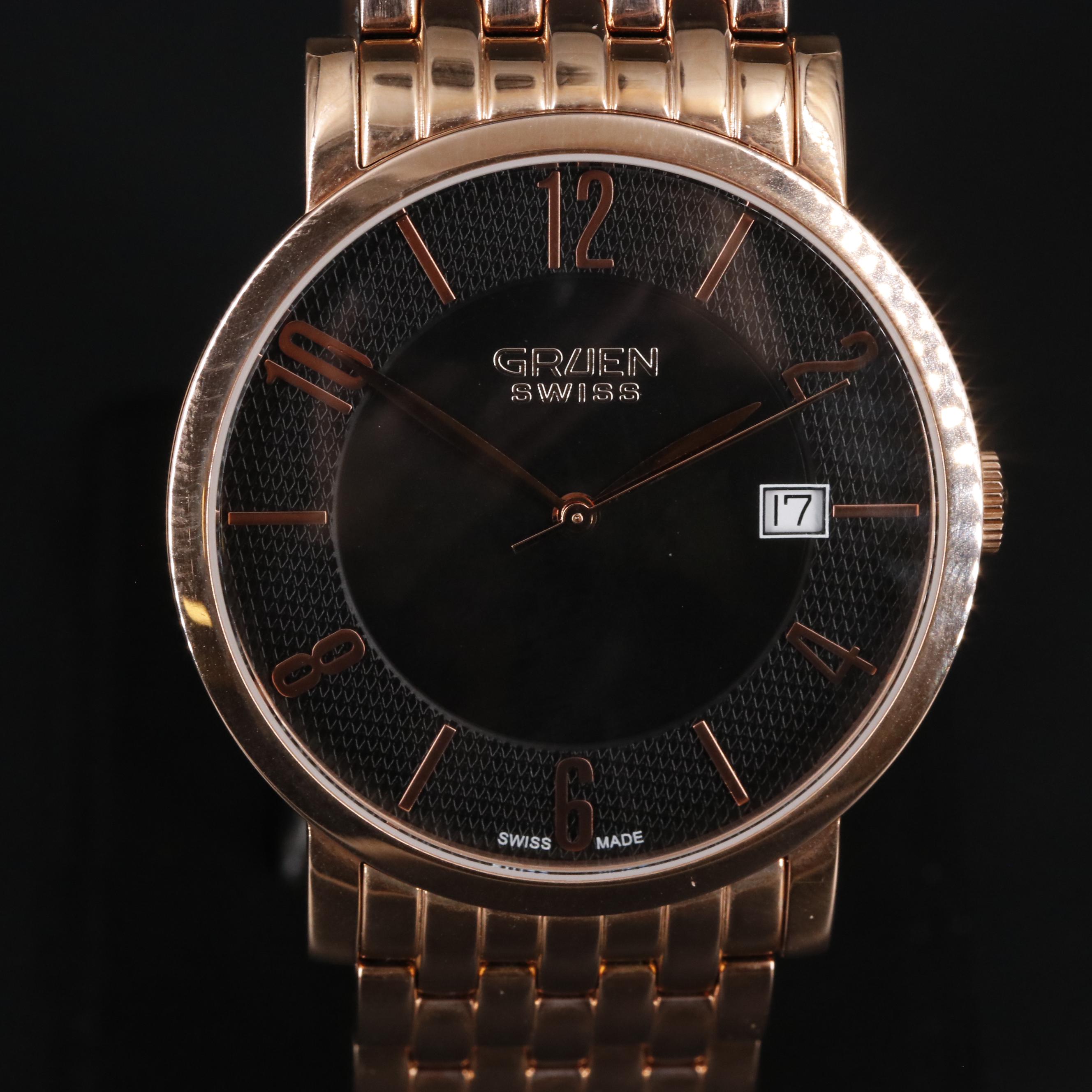 Gruen Swiss Quartz Watch