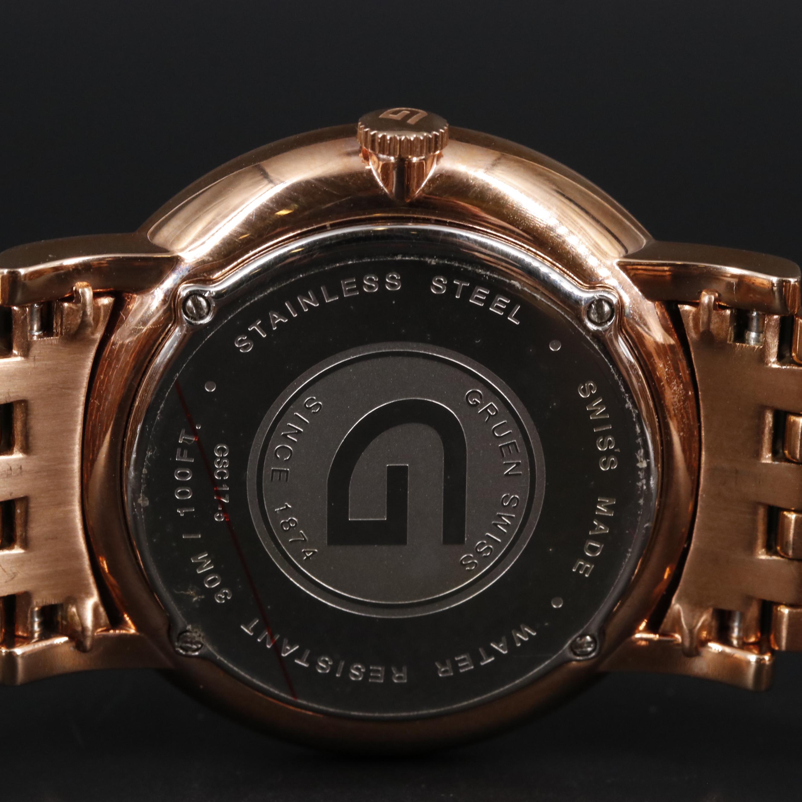 Gruen Swiss Quartz Watch