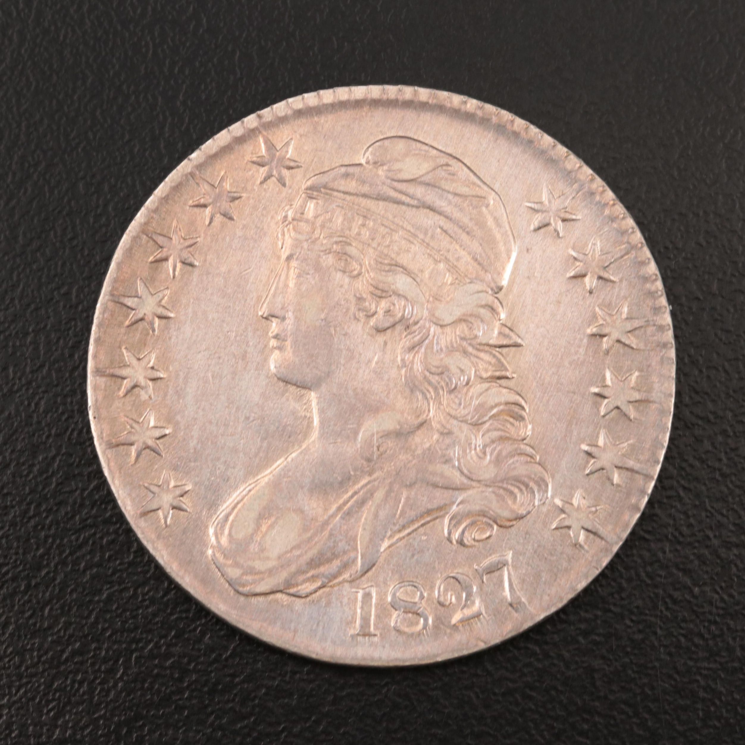 1827 Capped Bust Silver Half Dollar