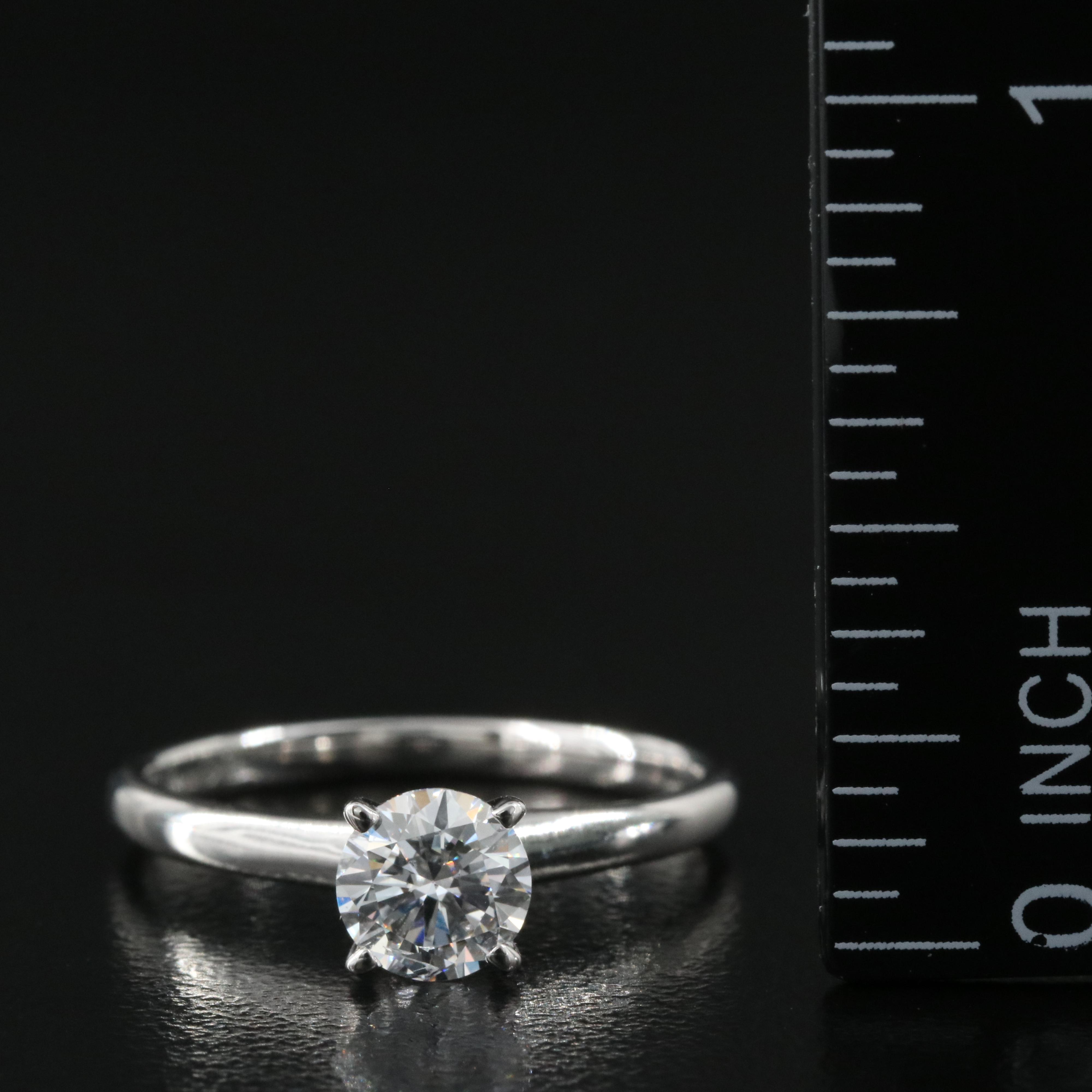 14K 0.77 CT Lab Grown Diamond Solitaire Ring