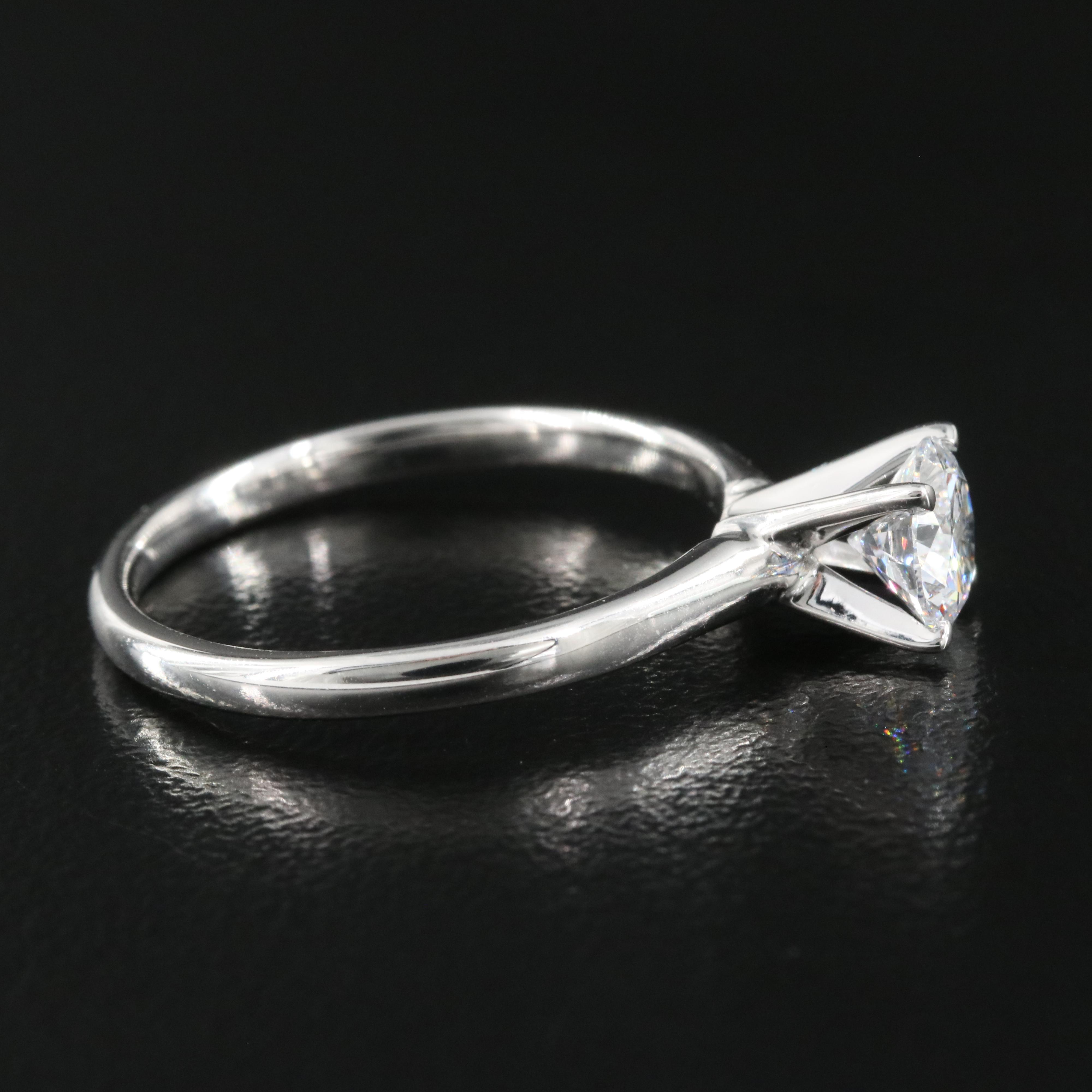 14K 0.77 CT Lab Grown Diamond Solitaire Ring