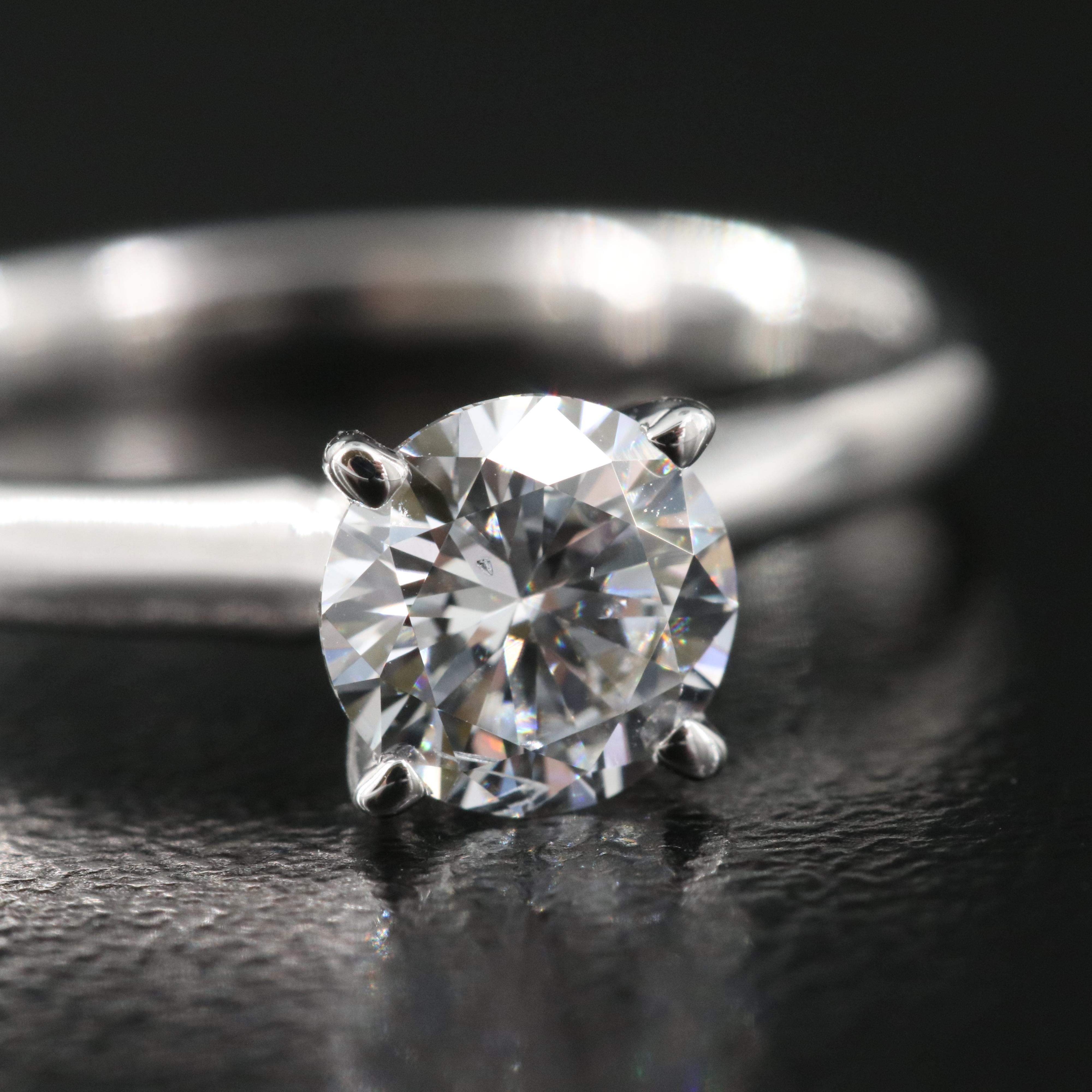 14K 0.77 CT Lab Grown Diamond Solitaire Ring