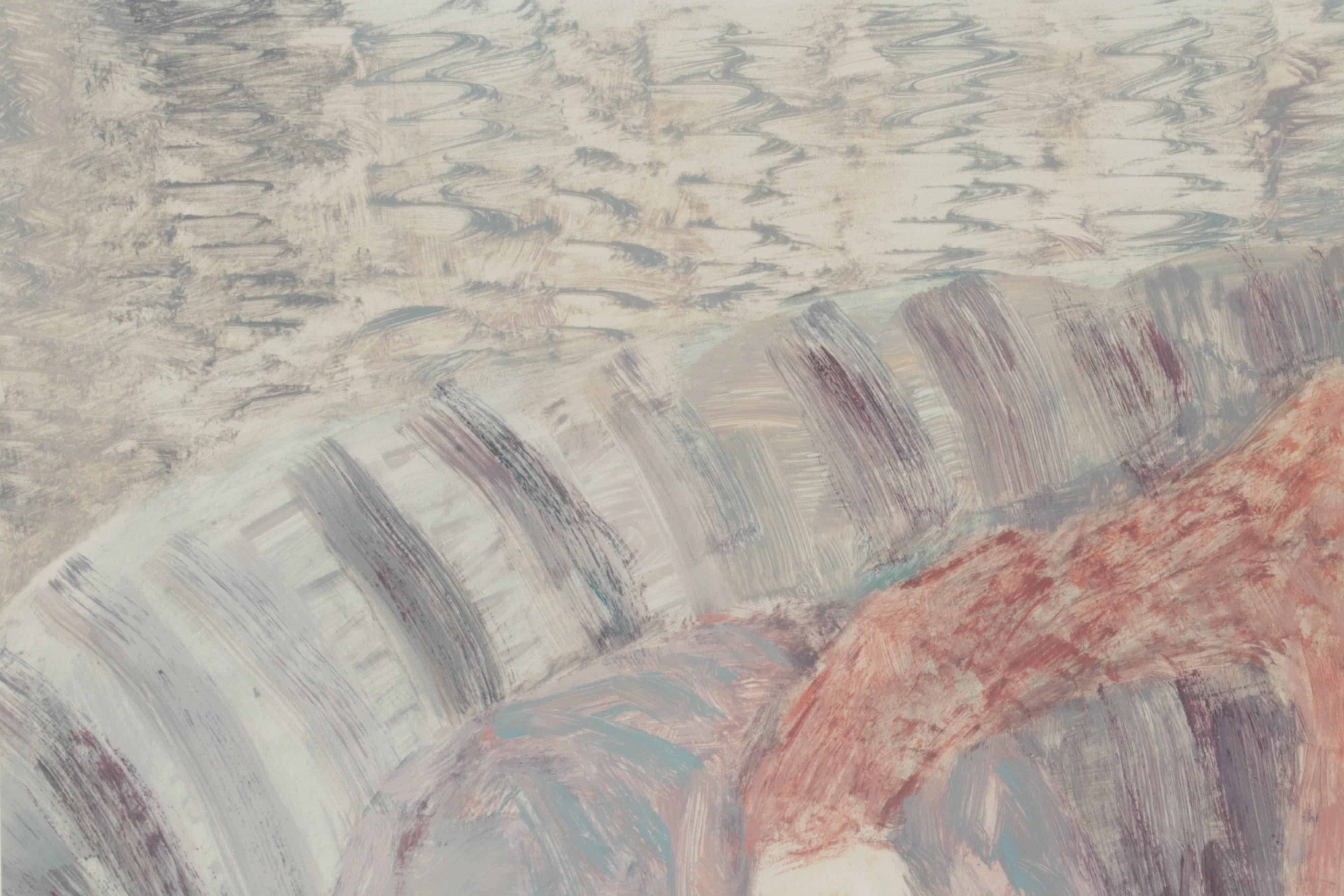 Barbara A. Wood Offset Lithograph "Pillows," Circa 2000