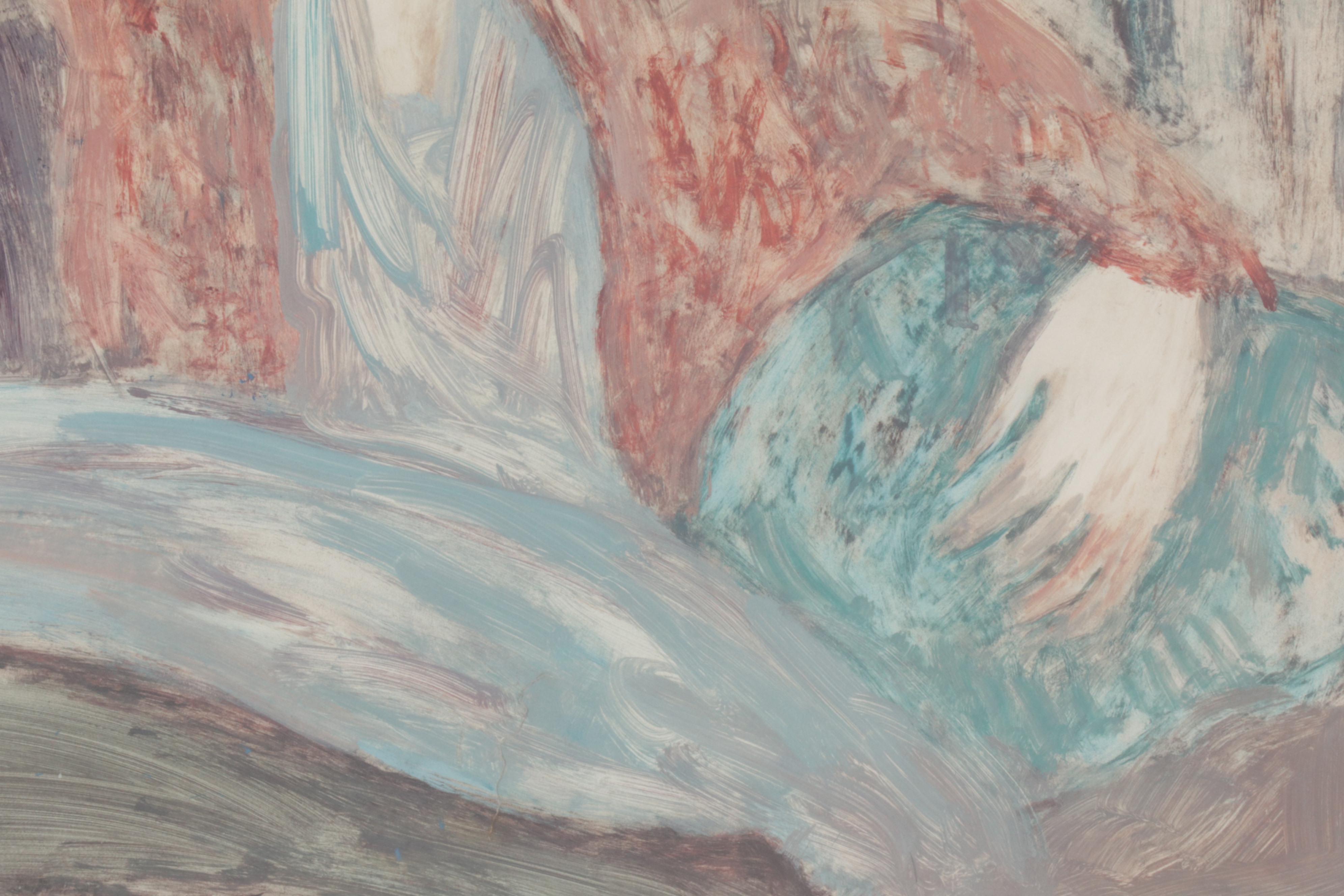 Barbara A. Wood Offset Lithograph "Pillows," Circa 2000