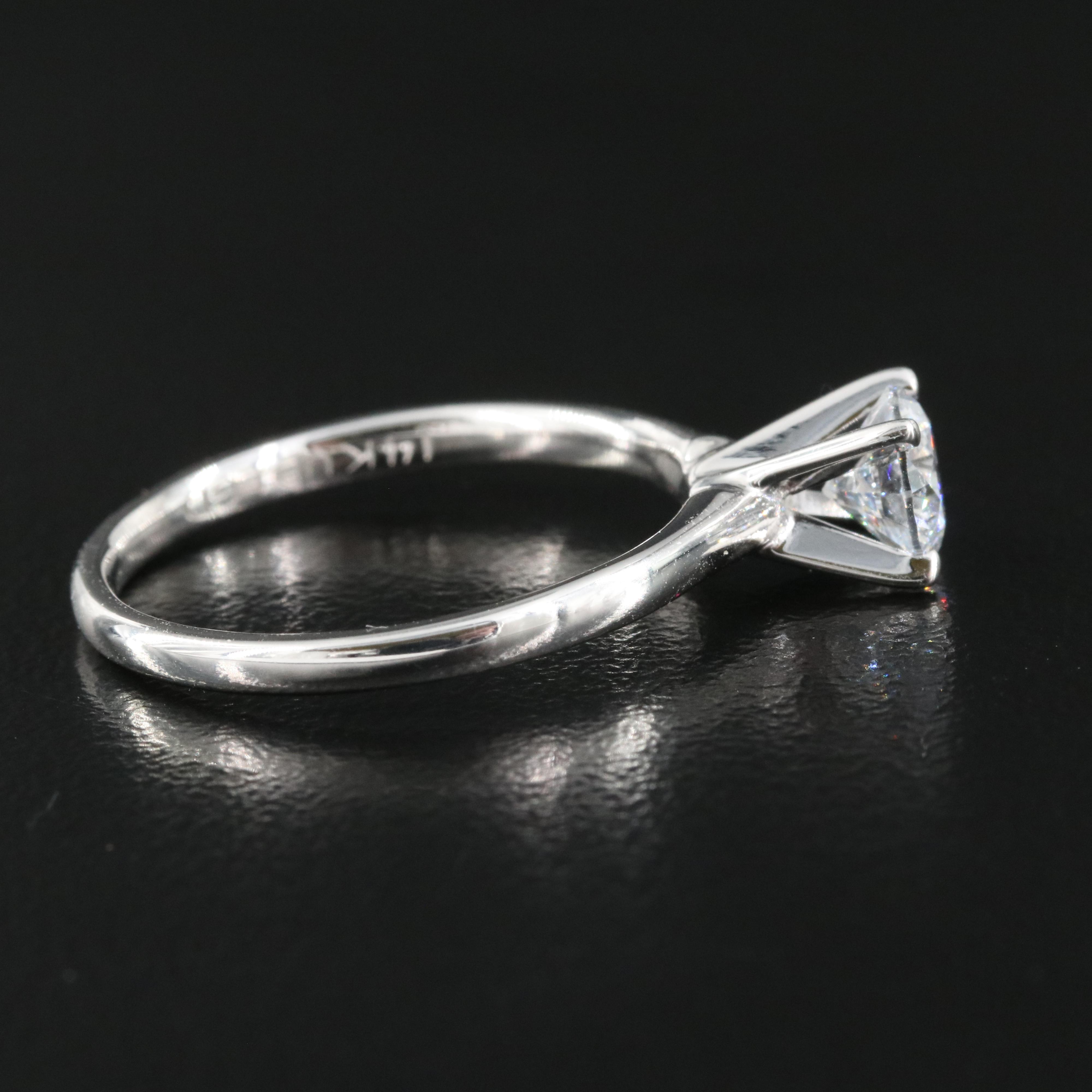 14K 0.71 CT Lab Grown Diamond Solitaire Ring