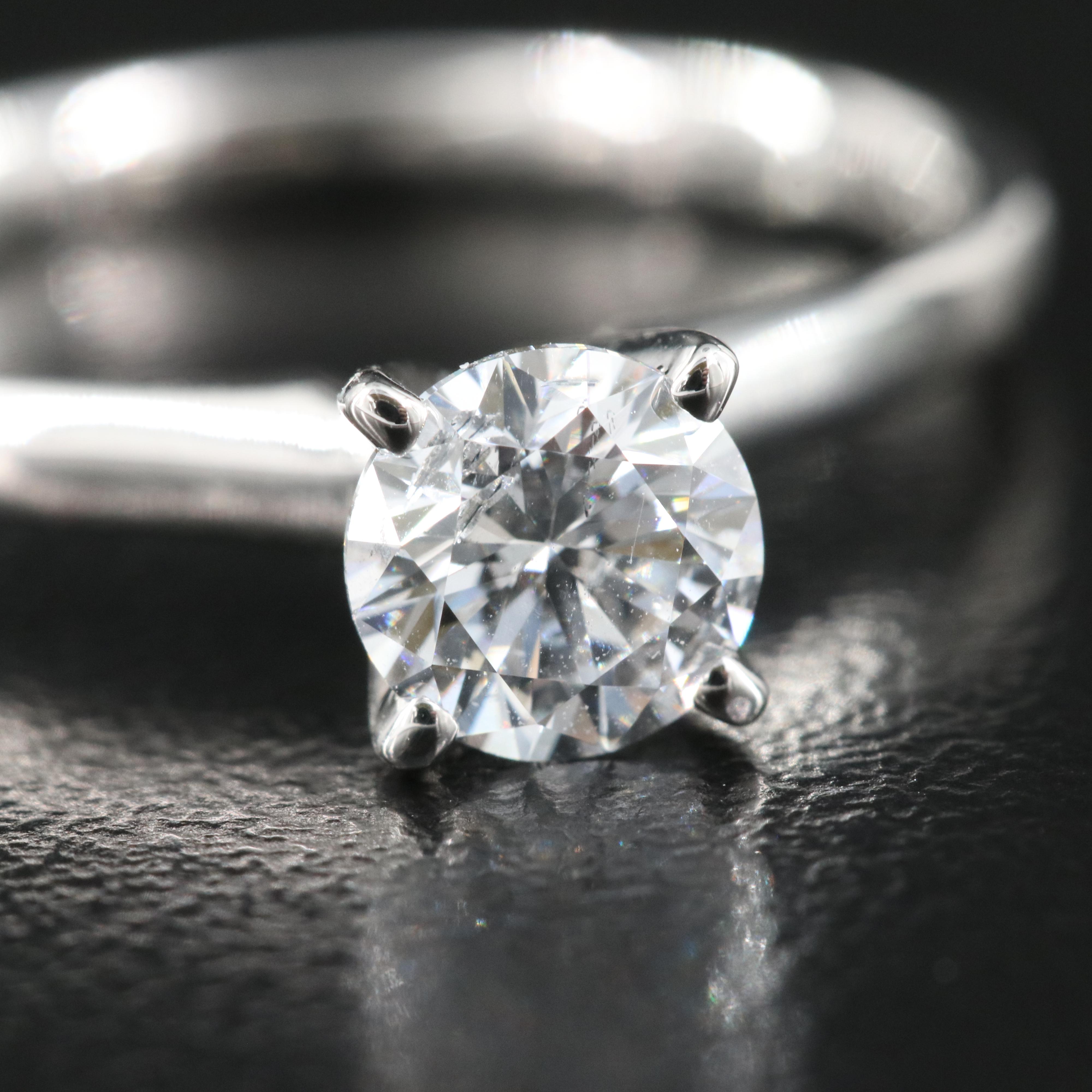 14K 0.71 CT Lab Grown Diamond Solitaire Ring