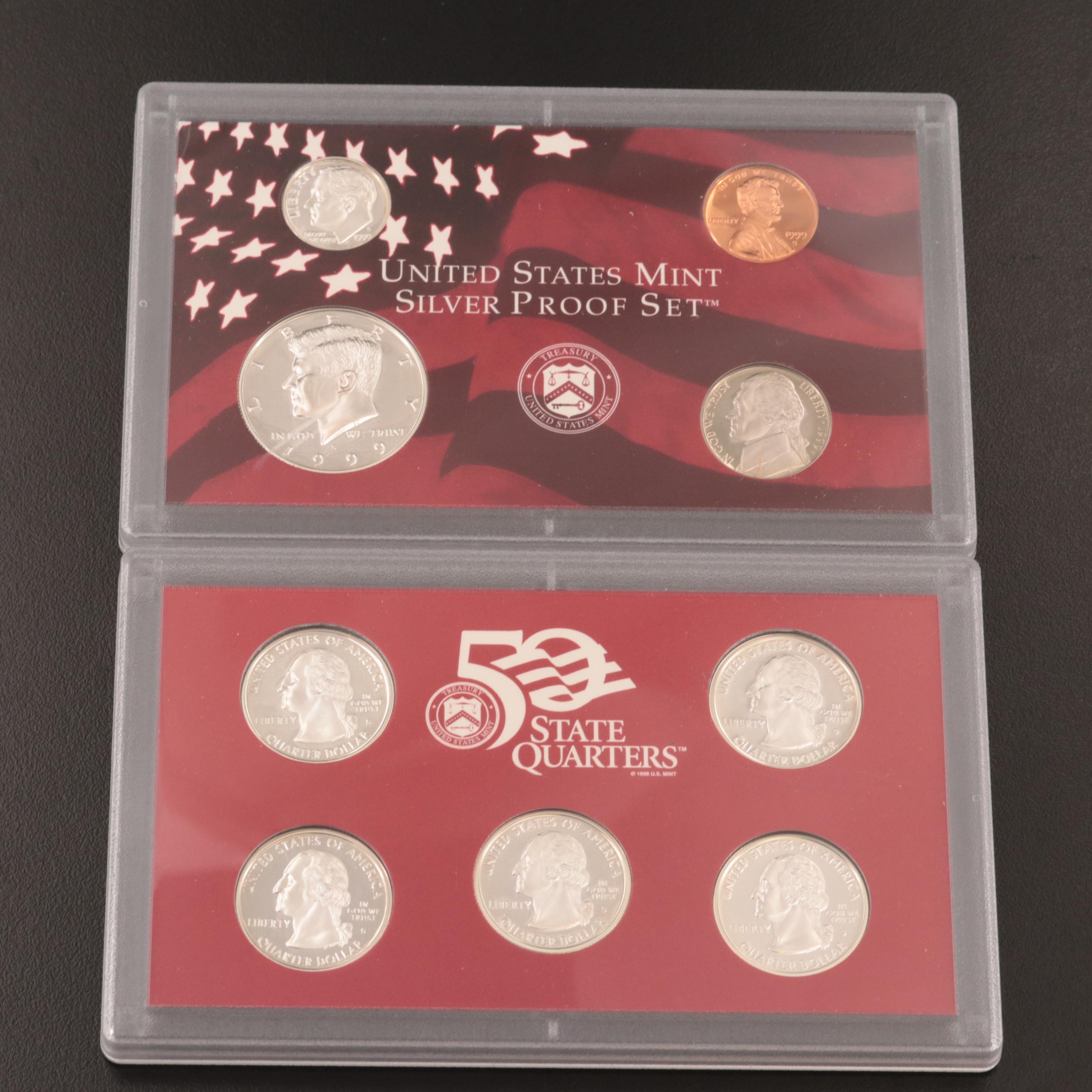1999 U.S. Mint Silver Proof Set