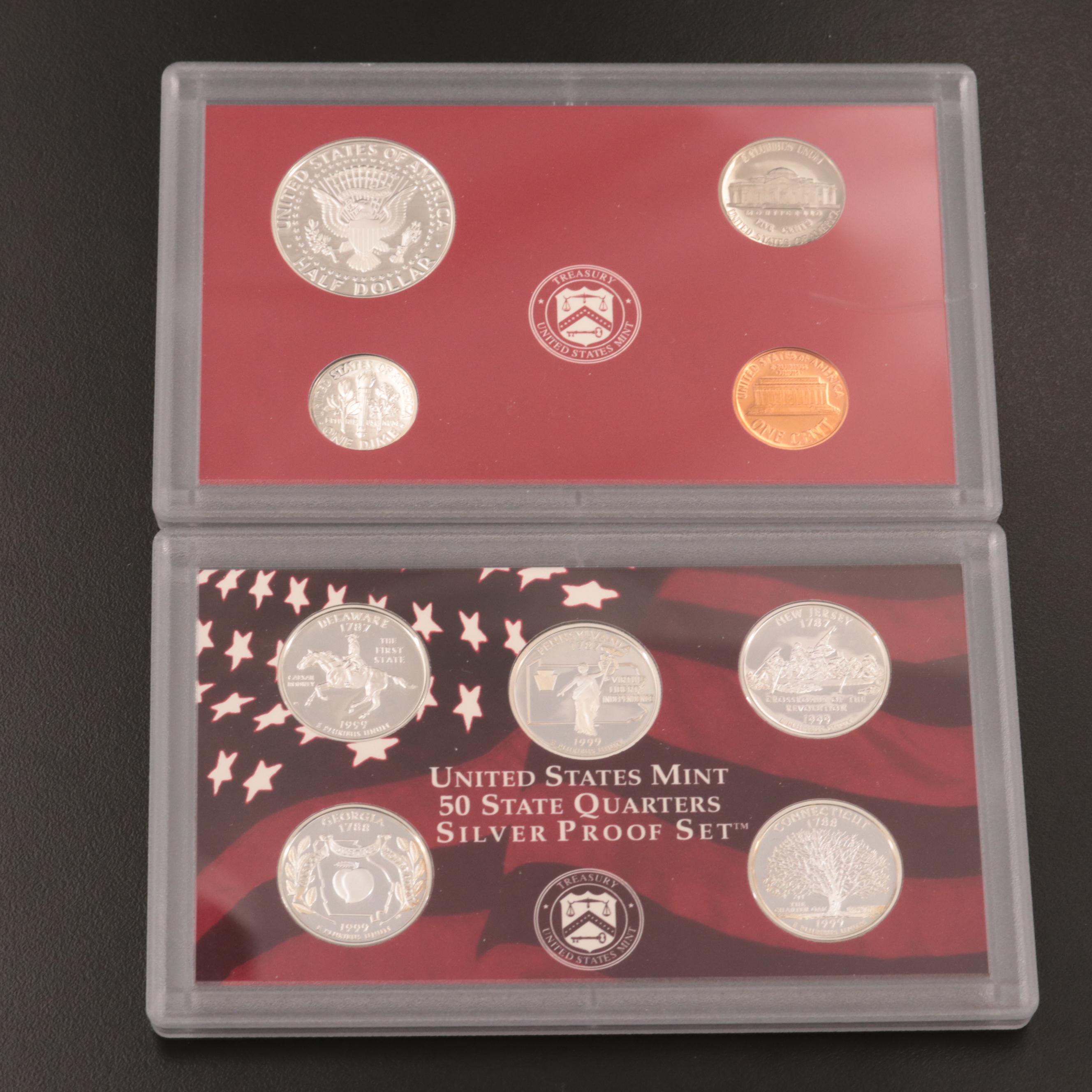 1999 U.S. Mint Silver Proof Set