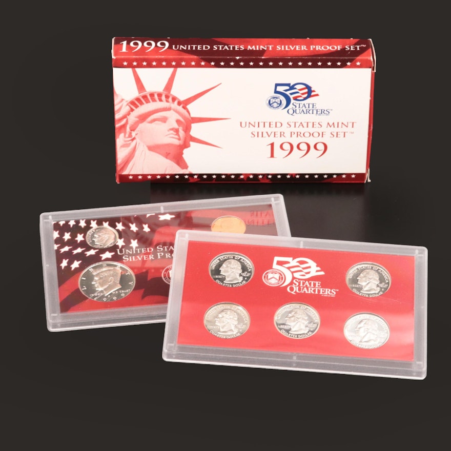 1999 U.S. Mint Silver Proof Set