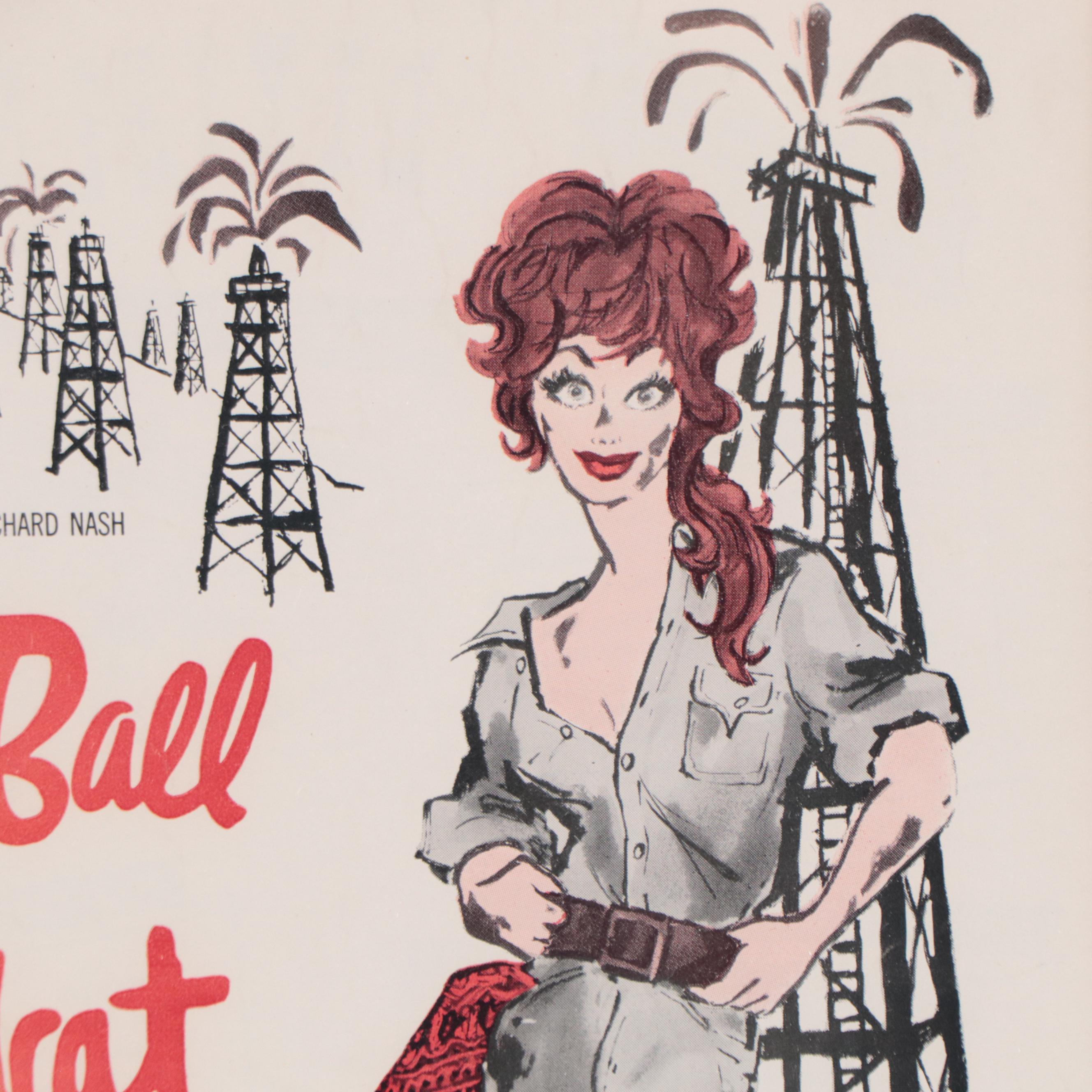 "Wildcat" Musical Advertisement Poster in Frame