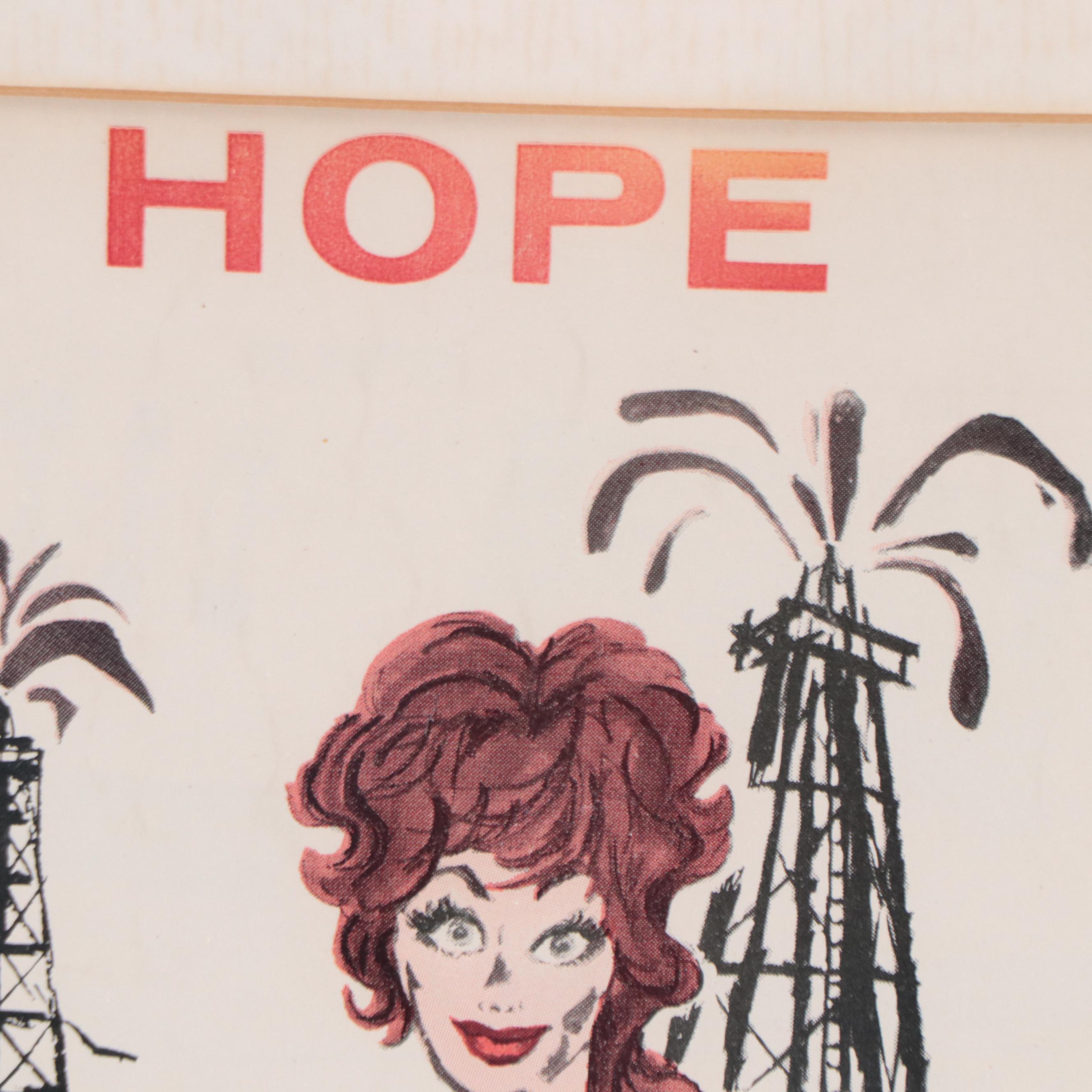 "Wildcat" Musical Advertisement Poster in Frame