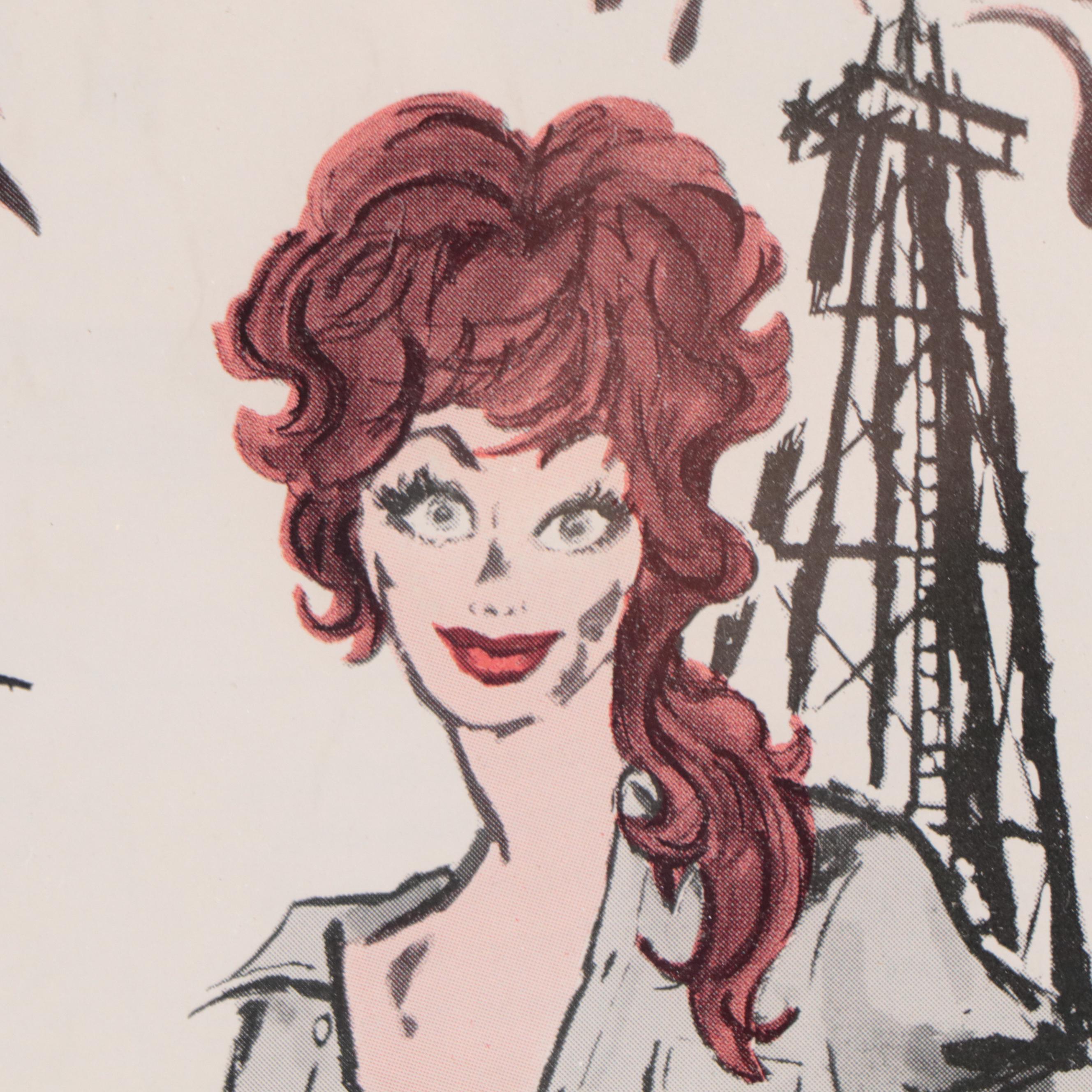 "Wildcat" Musical Advertisement Poster in Frame