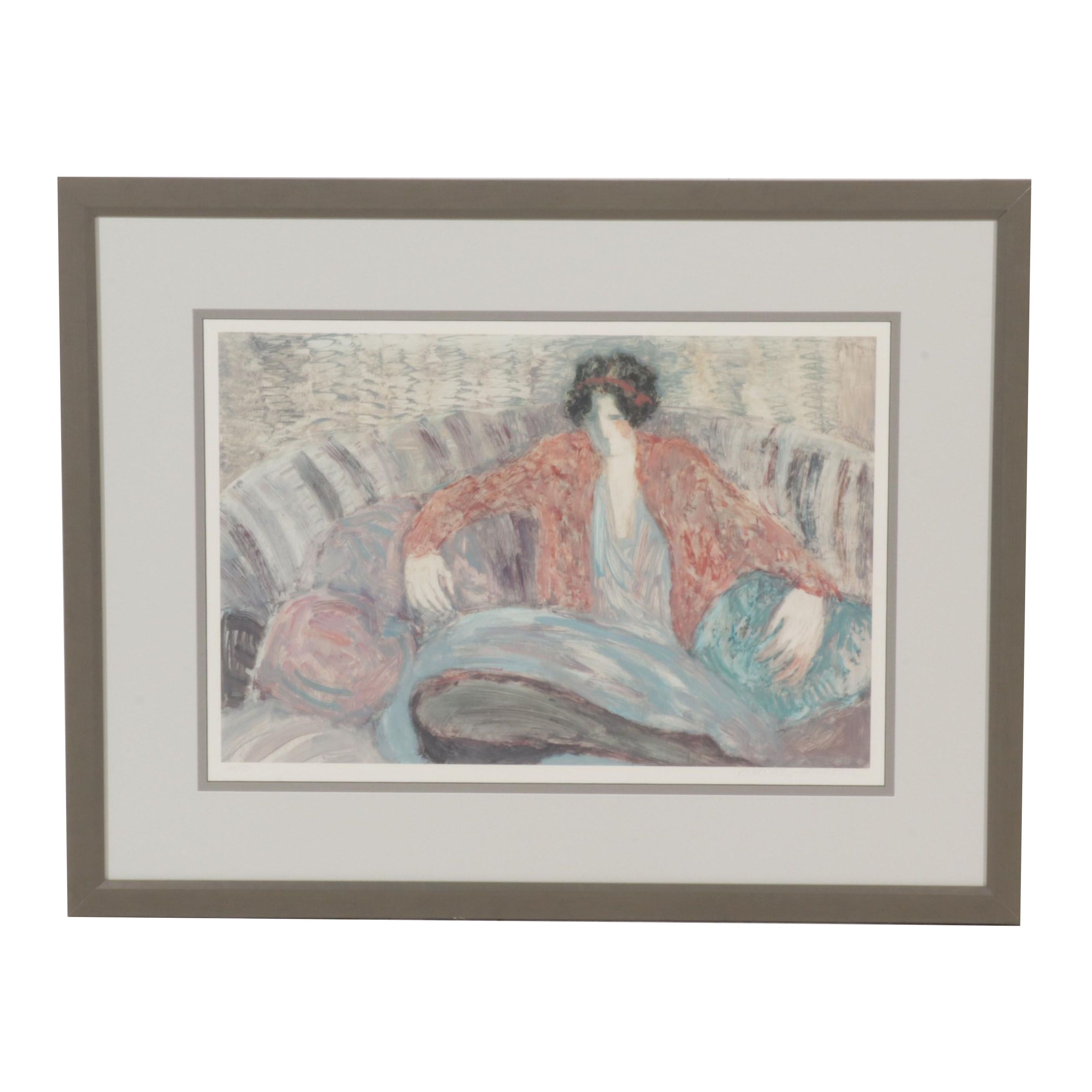 Barbara A. Wood Offset Lithograph "Pillows," Circa 2000