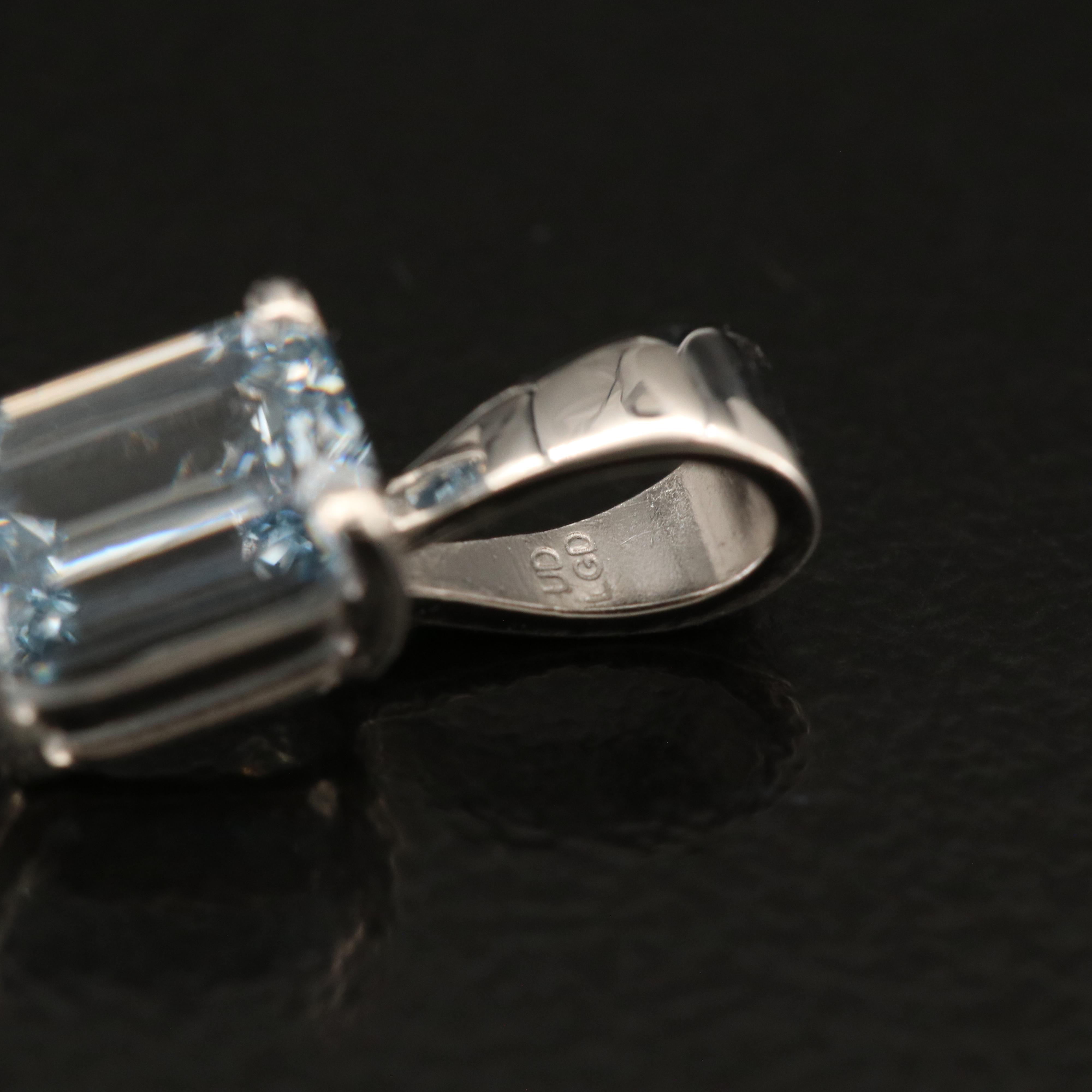 14K 0.66 CT Lab Grown Diamond Pendant