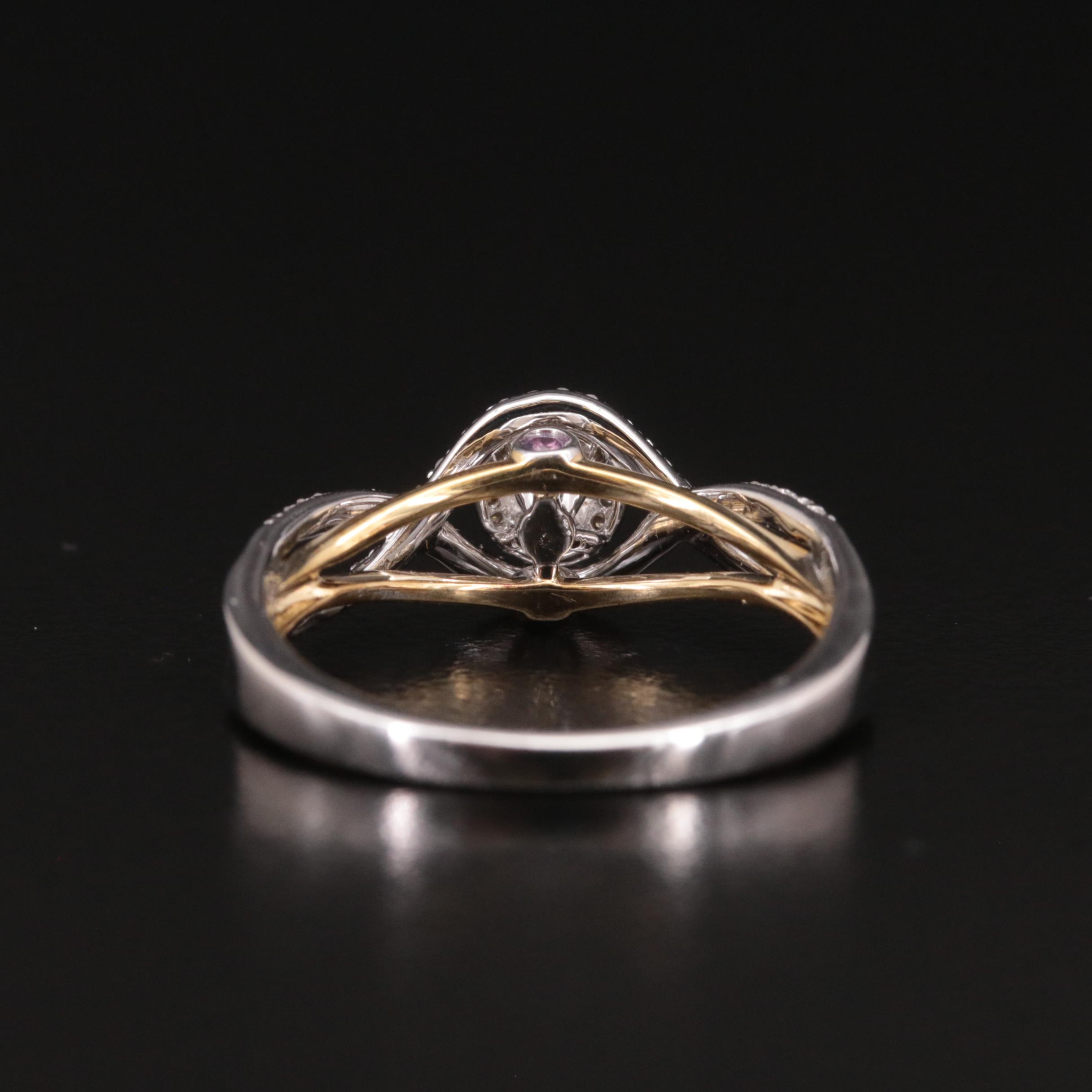 Sterling Diamond Ring