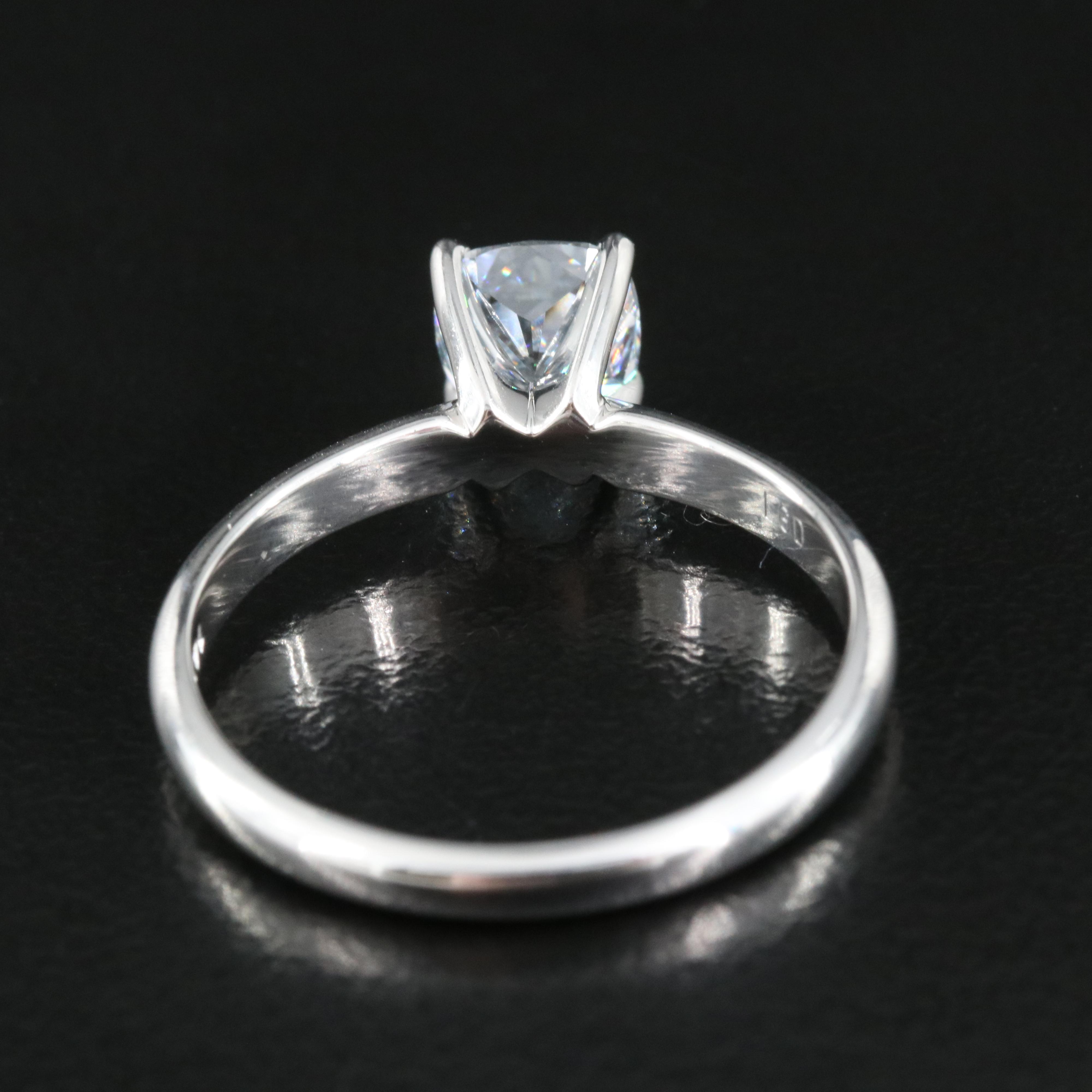 14K 0.88 CT Lab Grown Diamond Solitaire Ring