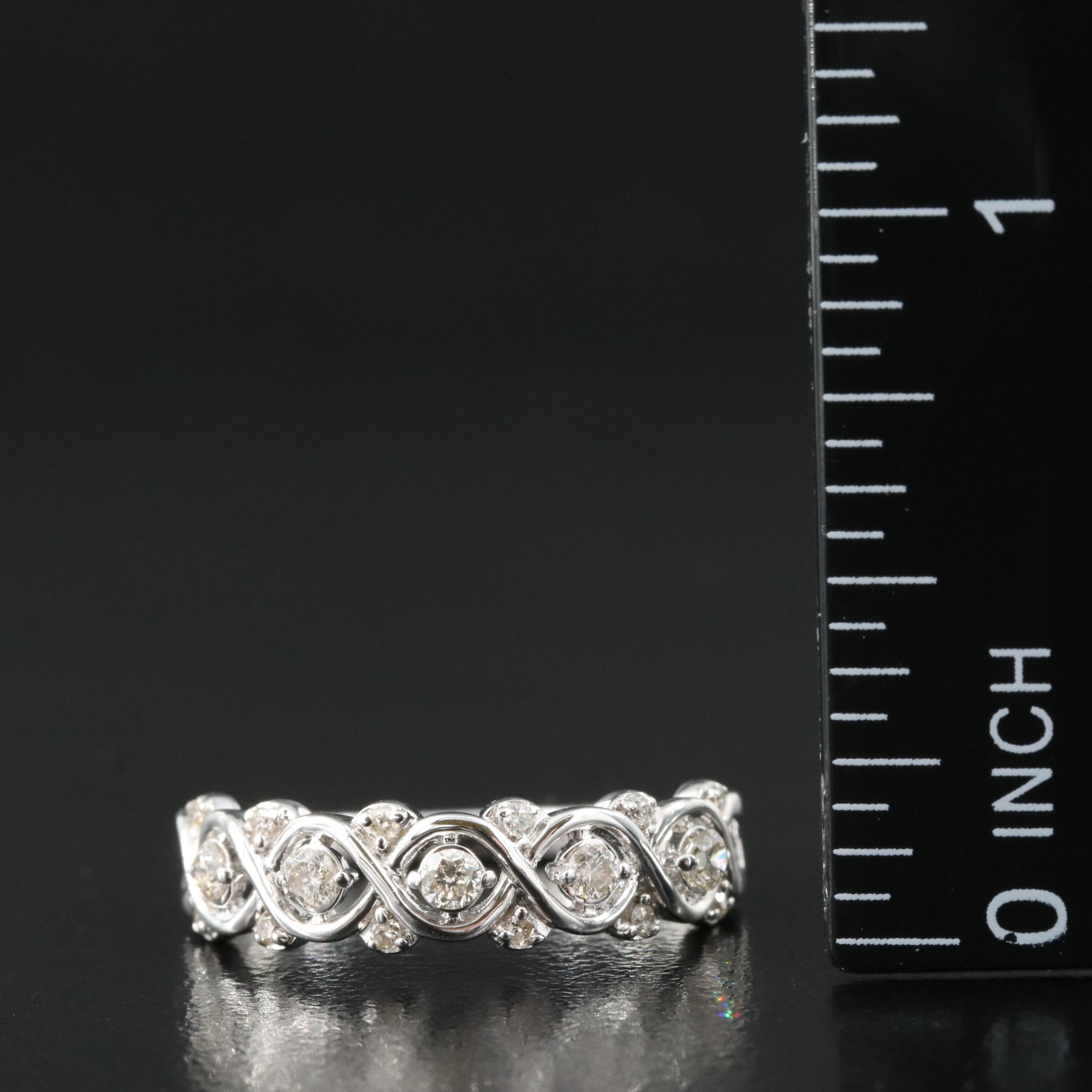 Sterling Diamond Band