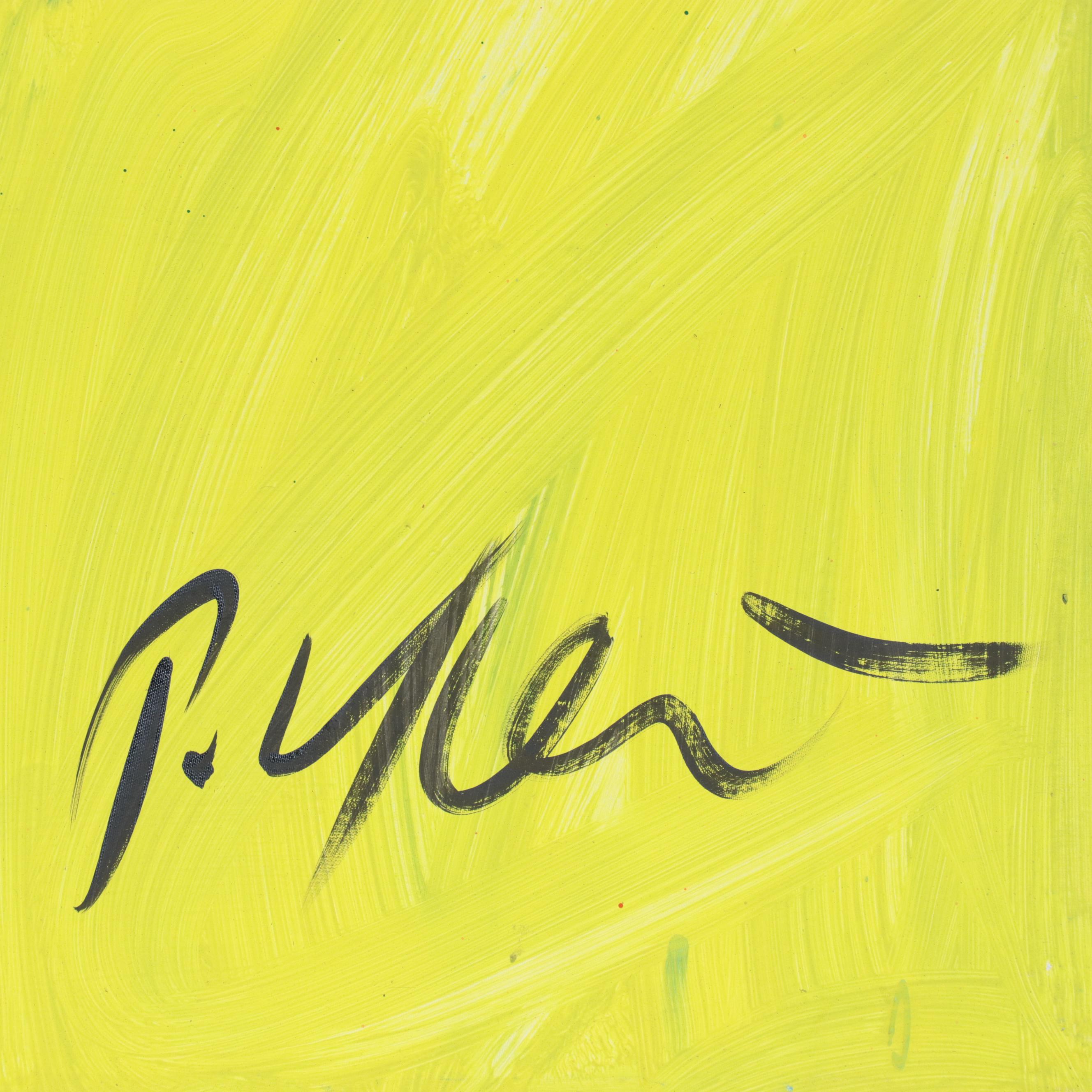 Peter Keil Abstract Portrait Acrylic Painting