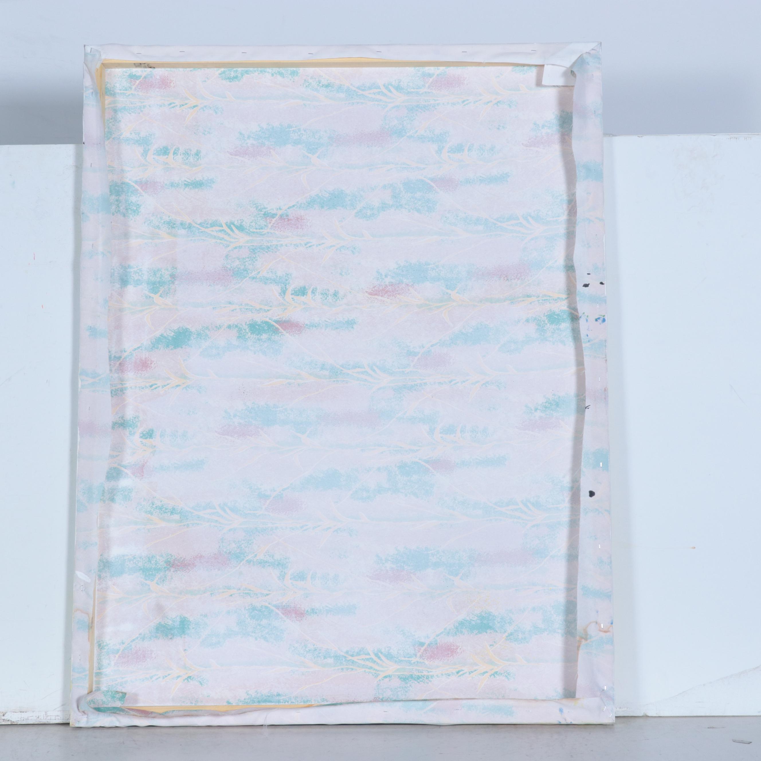 Peter Keil Abstract Portrait Acrylic Painting