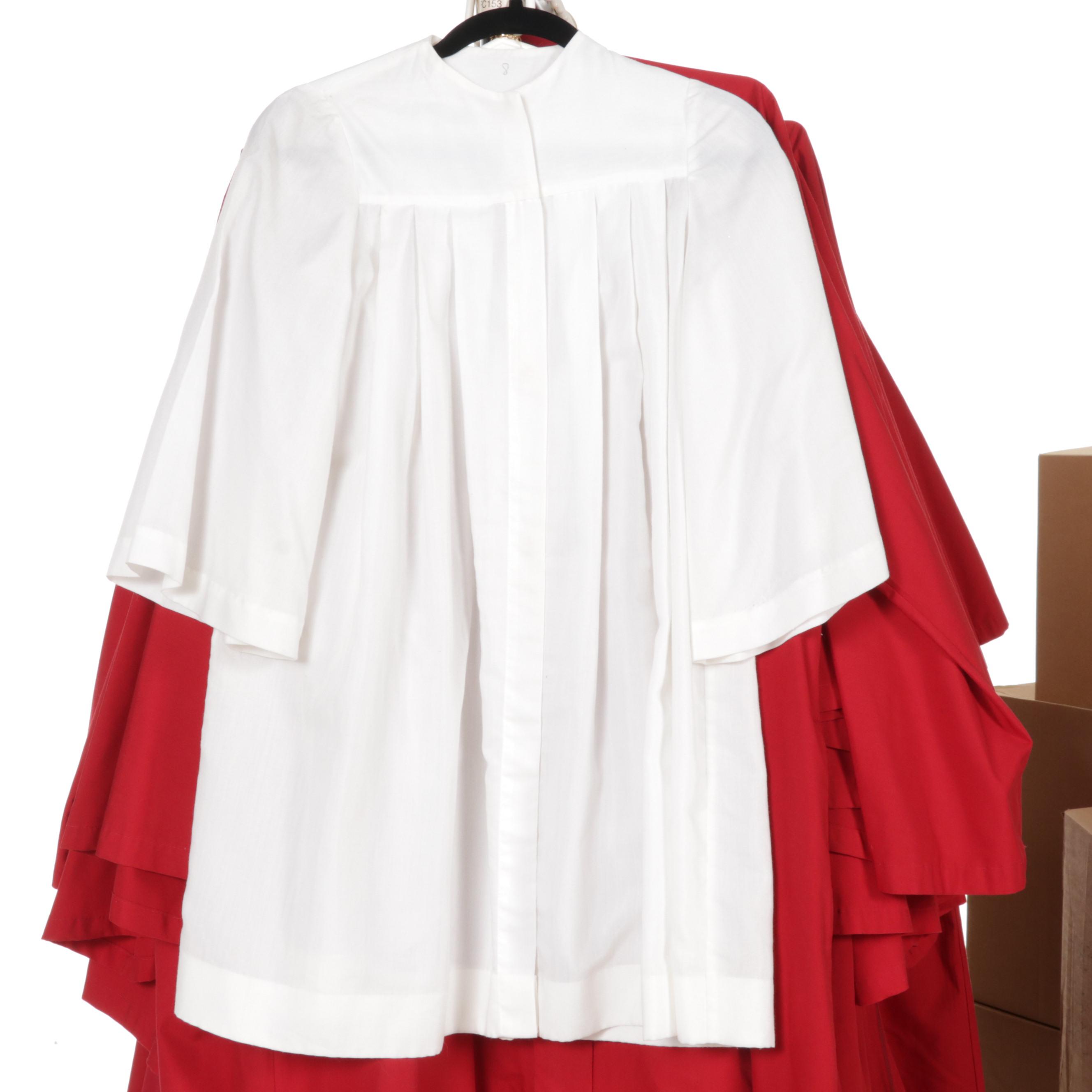Choir and Acolyte Robes For Adults and Children with Worship Sheet Music